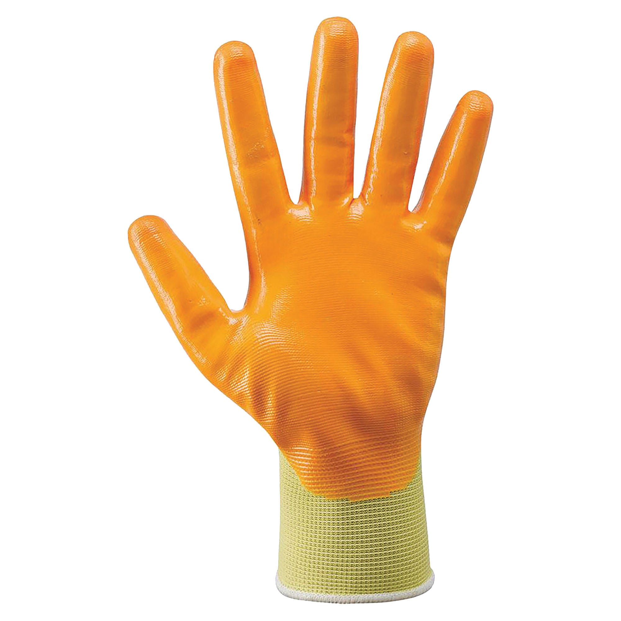 Guanto Da Lavoro Delta Plus Nitrile Leggero Dorso Aerato Giallo - Foto 10