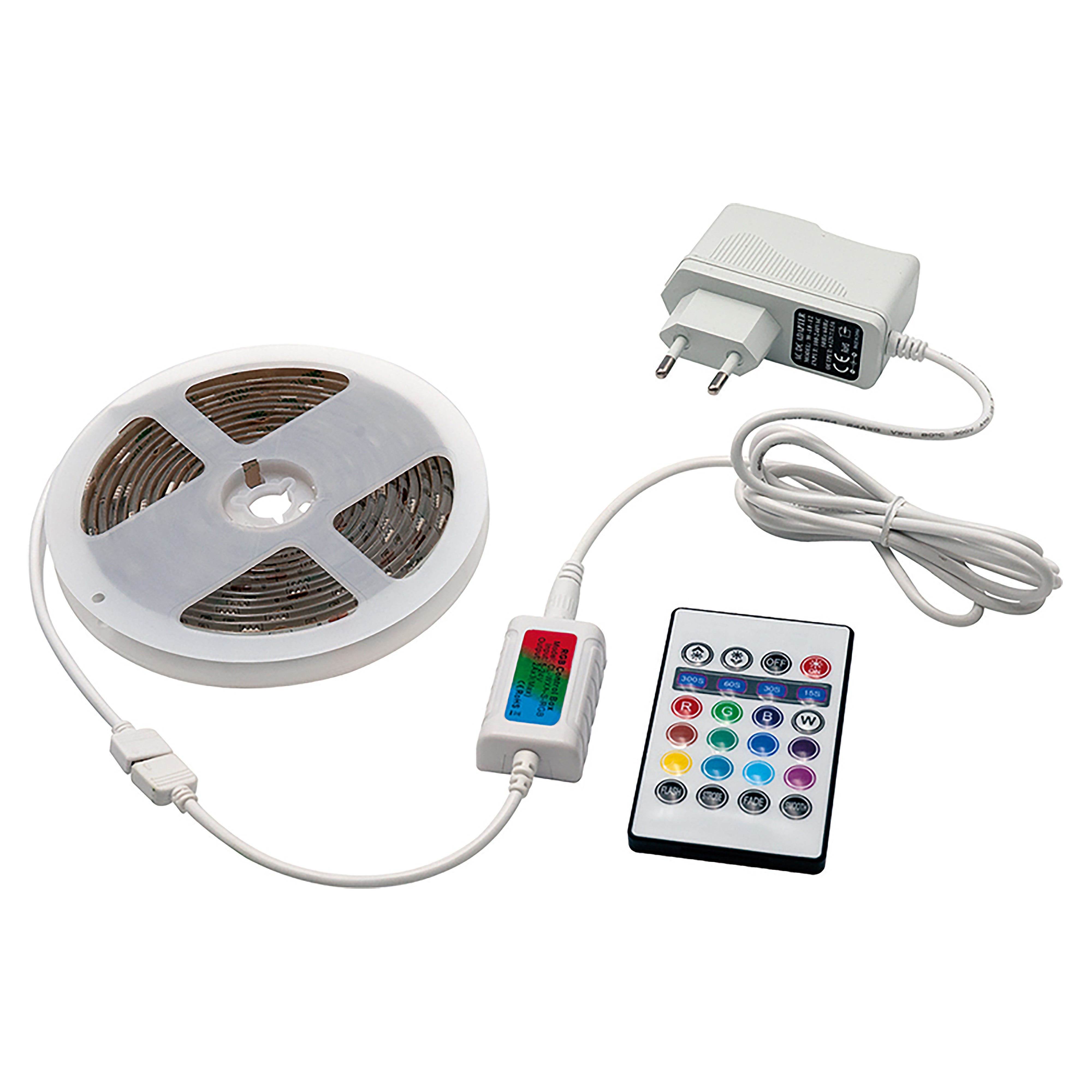 Striscia LED RGB 3 Metri Con Telecomando - Cambio Colori, Adesiva E Dimmerabile Per Interni - Foto 8