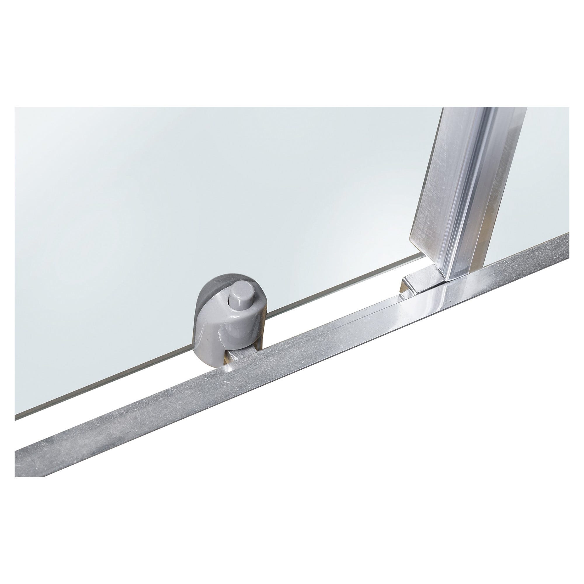 4 Pulegge Ruote Cilindro 25mm Per Porta Doccia Scorrevole - Per Vetro 5-6mm Spessore