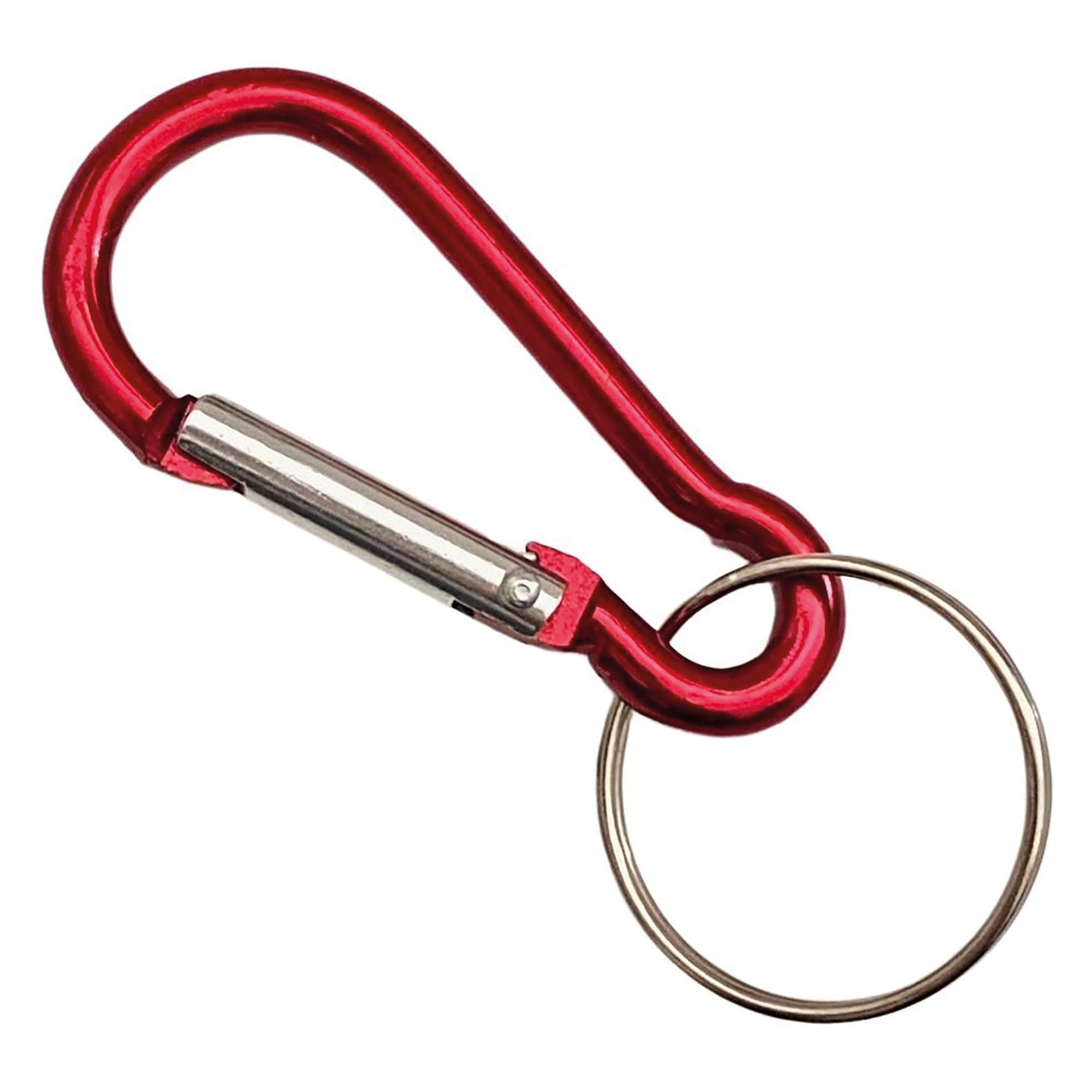 24 Moschettoni Alluminio 50mm - Set Multicolore Per Zaini E Attività Outdoor