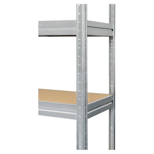 Scaffale 4 Ripiani In Acciaio - 160x120x40 Cm Con Ripiani In MDF - Foto 12