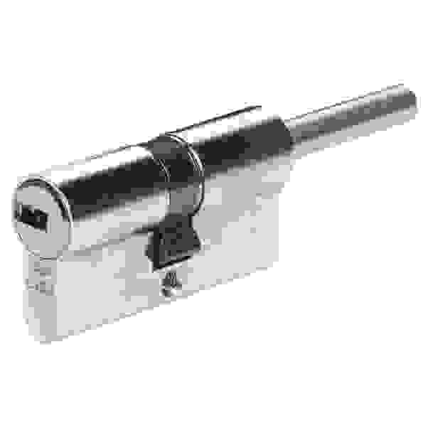 2565 SERRATURA DA APPOGGIARE CON CILINDRO ESTERNO IN OTTONE CROMATO Cilindro Da 25 30 35mm A Richiesta