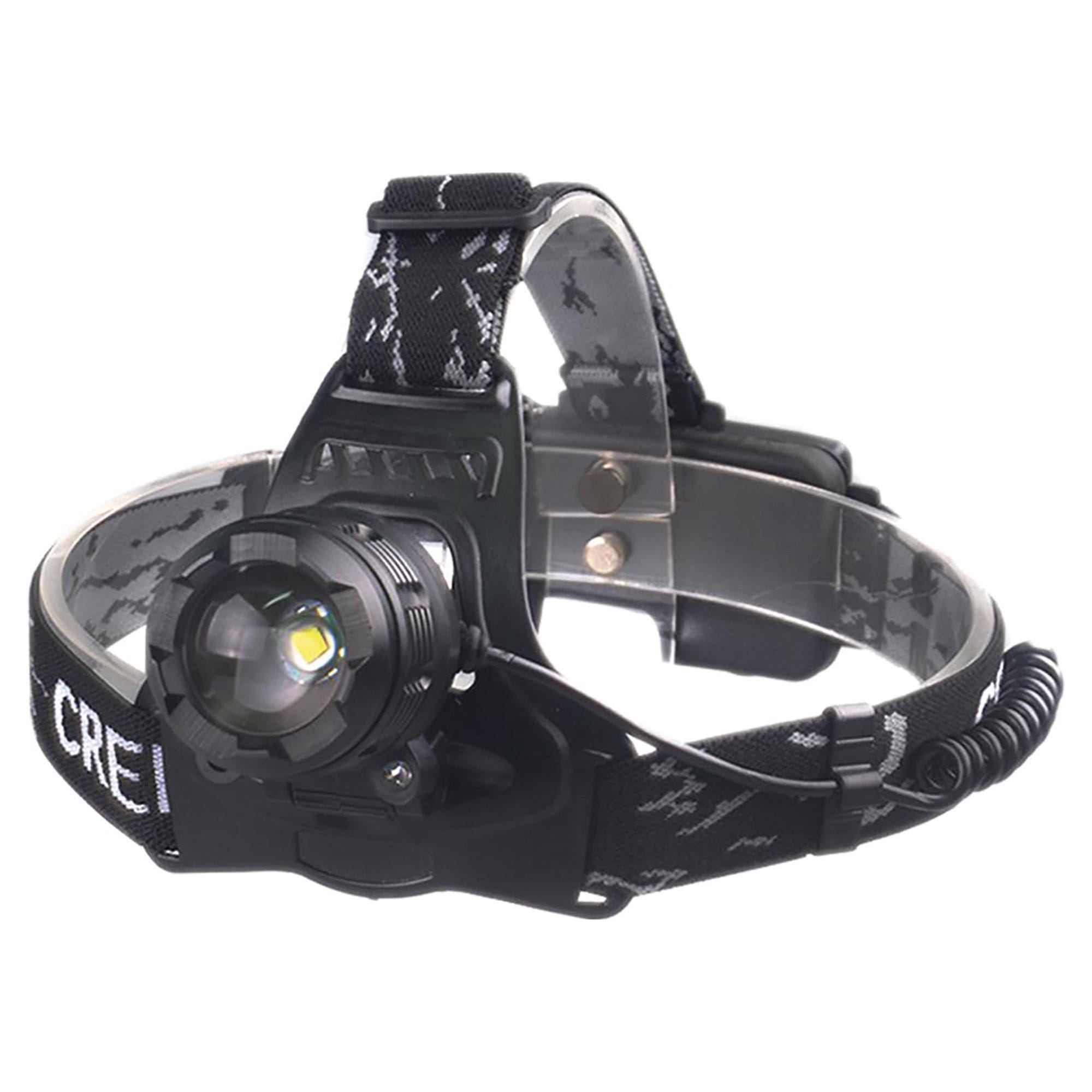 Lampada Frontale LED Ricaricabile 1200 Lumen - Sensore Di Movimento, 6 Modalità, Impermeabile IPX4, Leggera Per Corsa, Campeggio, Pesca