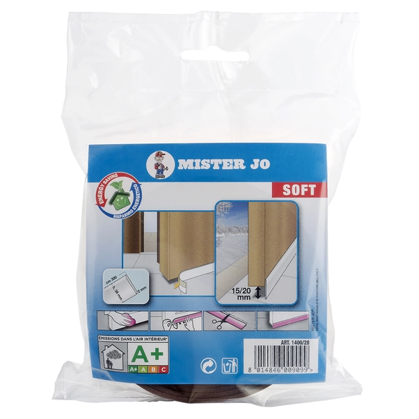 ZCZUOX Guarnizione Per Porta Autoadesiva Per Fondo Della Porta Blindata Doccia Striscia Della - Foto 8