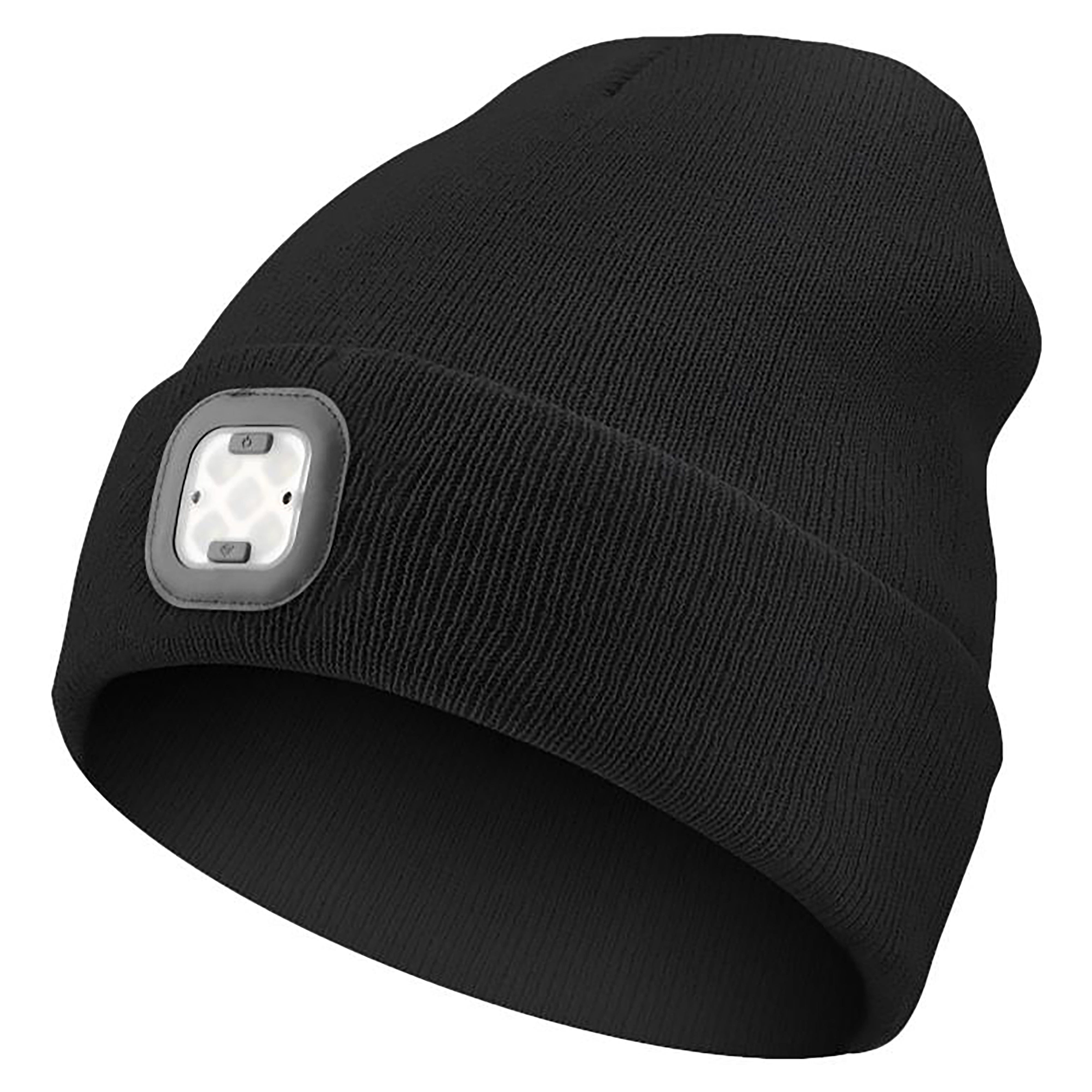 Berretto con luce LED ricaricabile - Mimetico