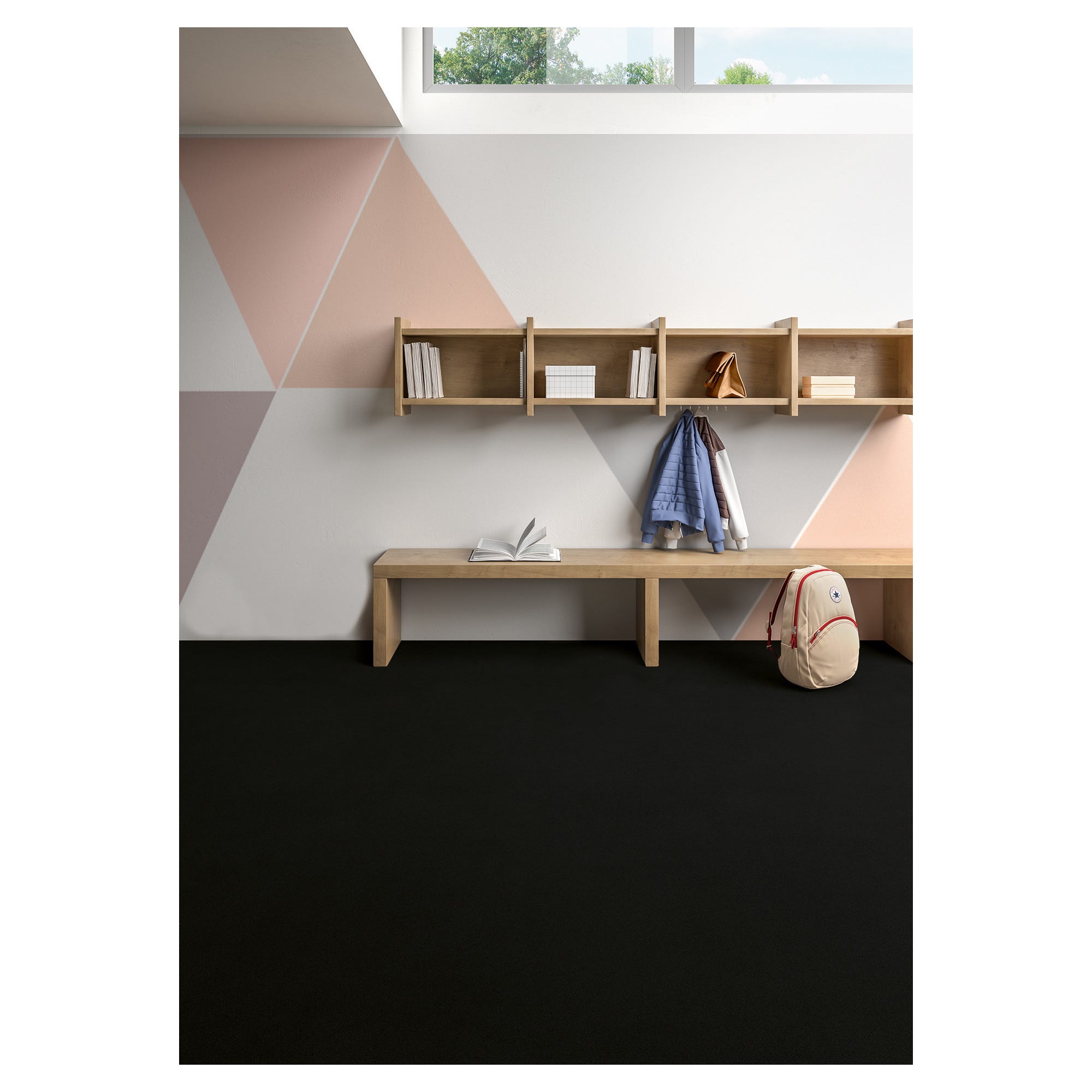 Profilo Per Scale PVC Autoadesivo 65x40mm - Antiscivolo, Nero, Lunghezza 2m - Foto 11