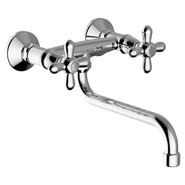 RUBINETTO LAVELLO A Muro Con Attacco Lavatrice EUR 84,20 - IT - Foto 8