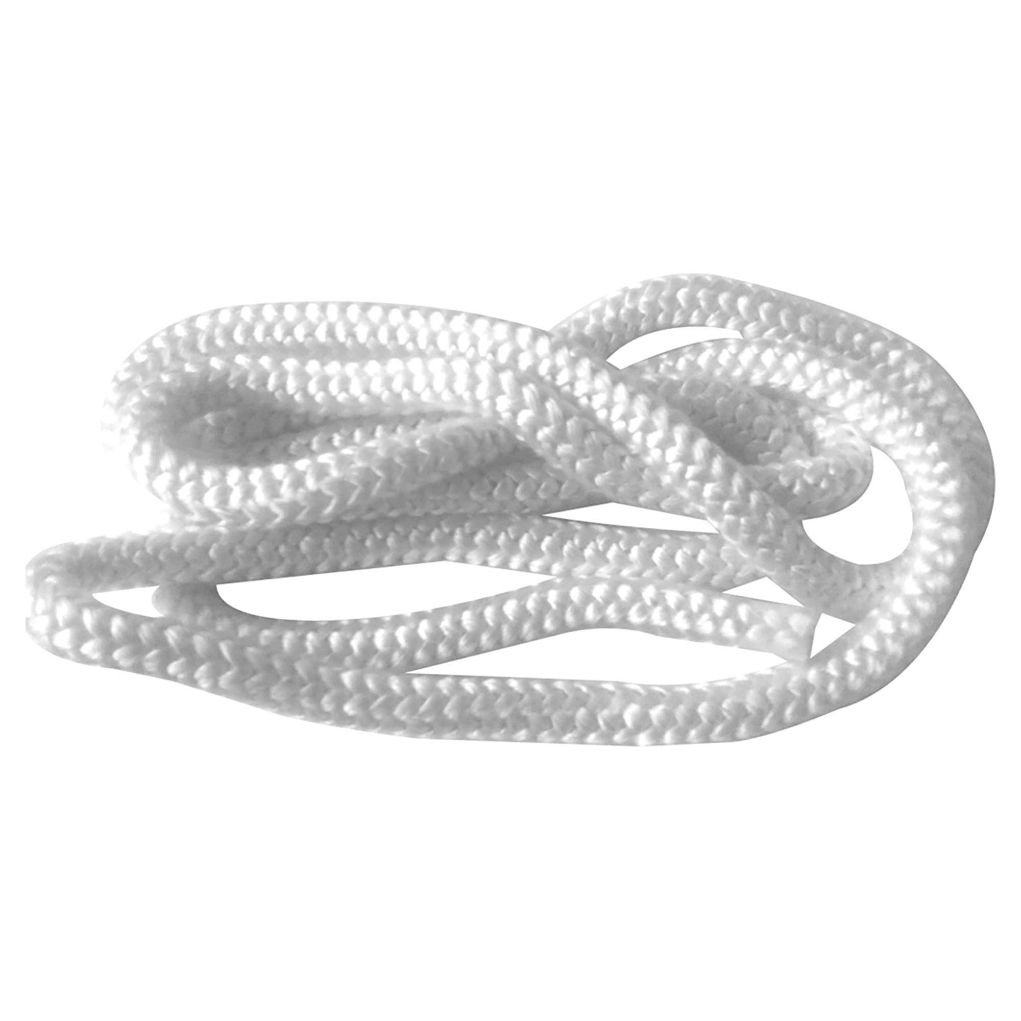 Corda Per Stufe In Fibra Vetro 6 Mm - Resistente Al Calore, 2 Metri, Colore Nero Con Nastro Terminale