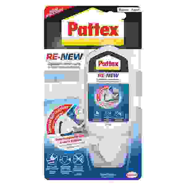 Italy product data sample: Silicone pattex bagno sano re-new 80 ml rivestimento sigillature bianco pronto uso