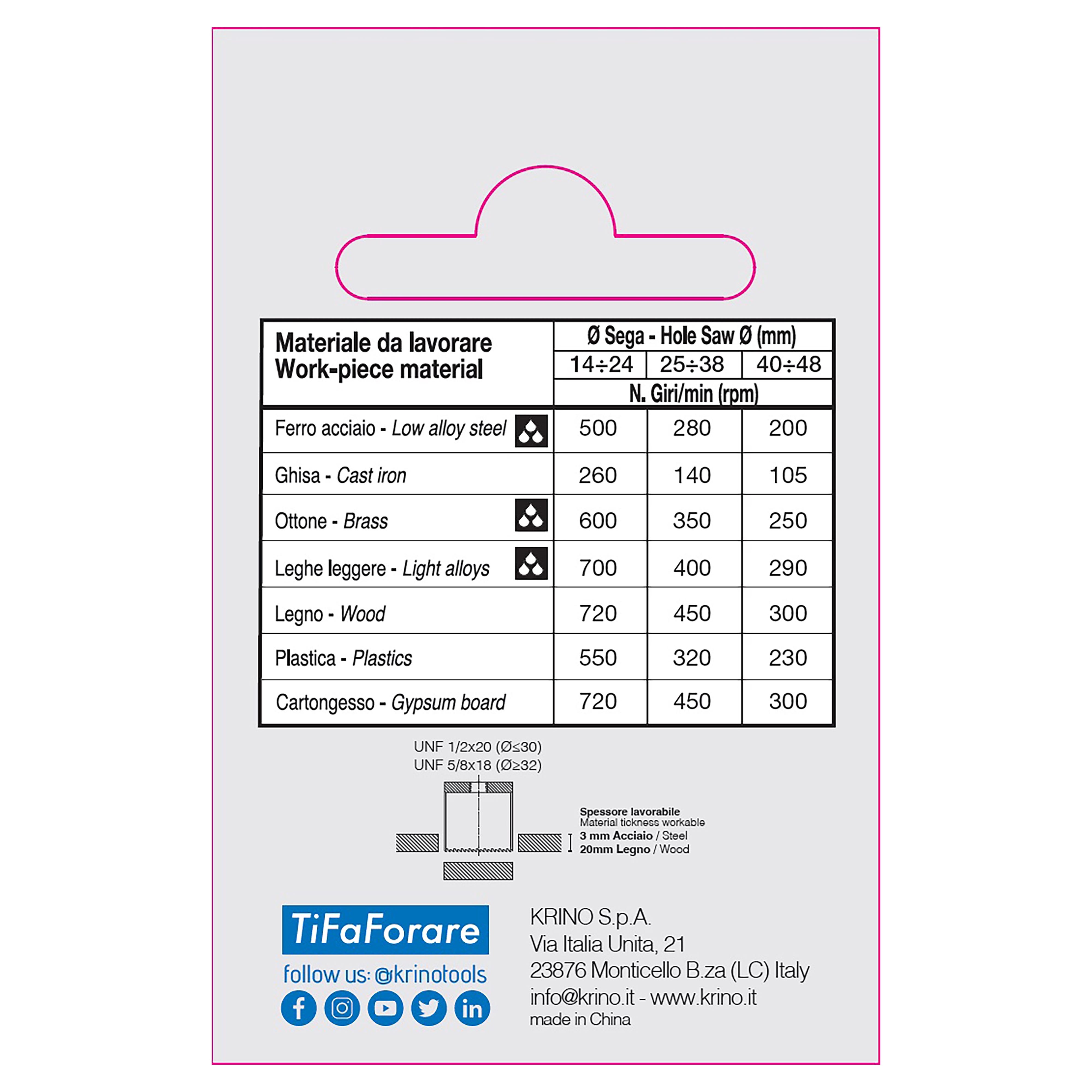 Sega A Tazza Bimetallica Krino Ø25mm | Dentatura Variabile | Acciaio HSS Per Materiali Duri - Foto 5