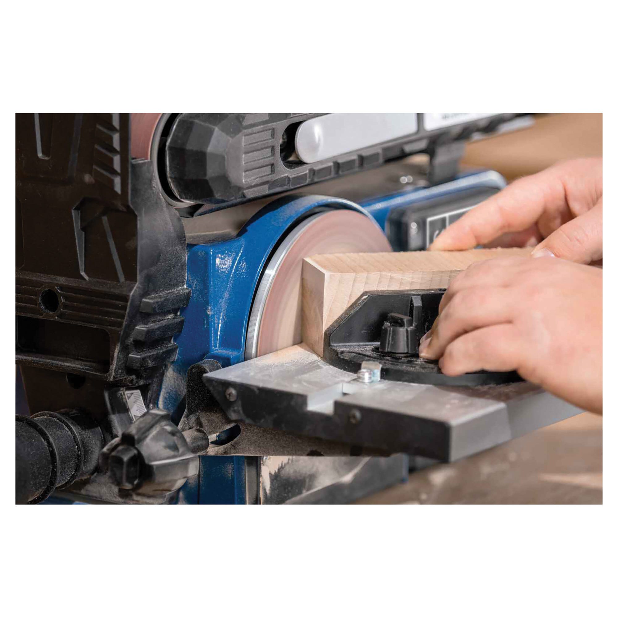 Scheppach Levigatrice A Nastro E Disco BTS800Vario - 400W, Velocit&agrave; Variabile, LCD