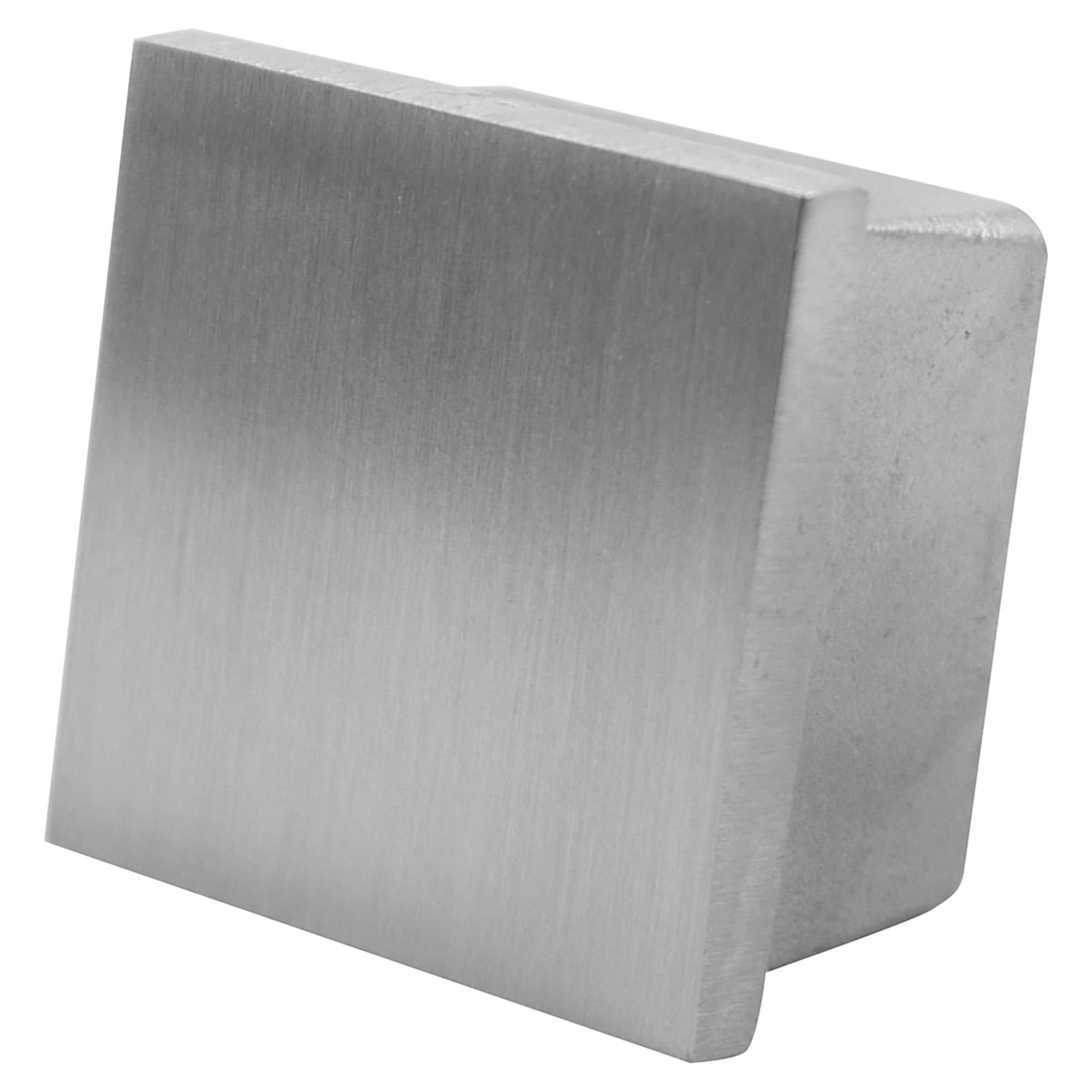Tecuro Tappo Forato Per Rubinetto Da Lavandino In Acciaio Inox - Diametro 42 Mm, Per Foro 34-38 Mm, Con Dado Di Fissaggio