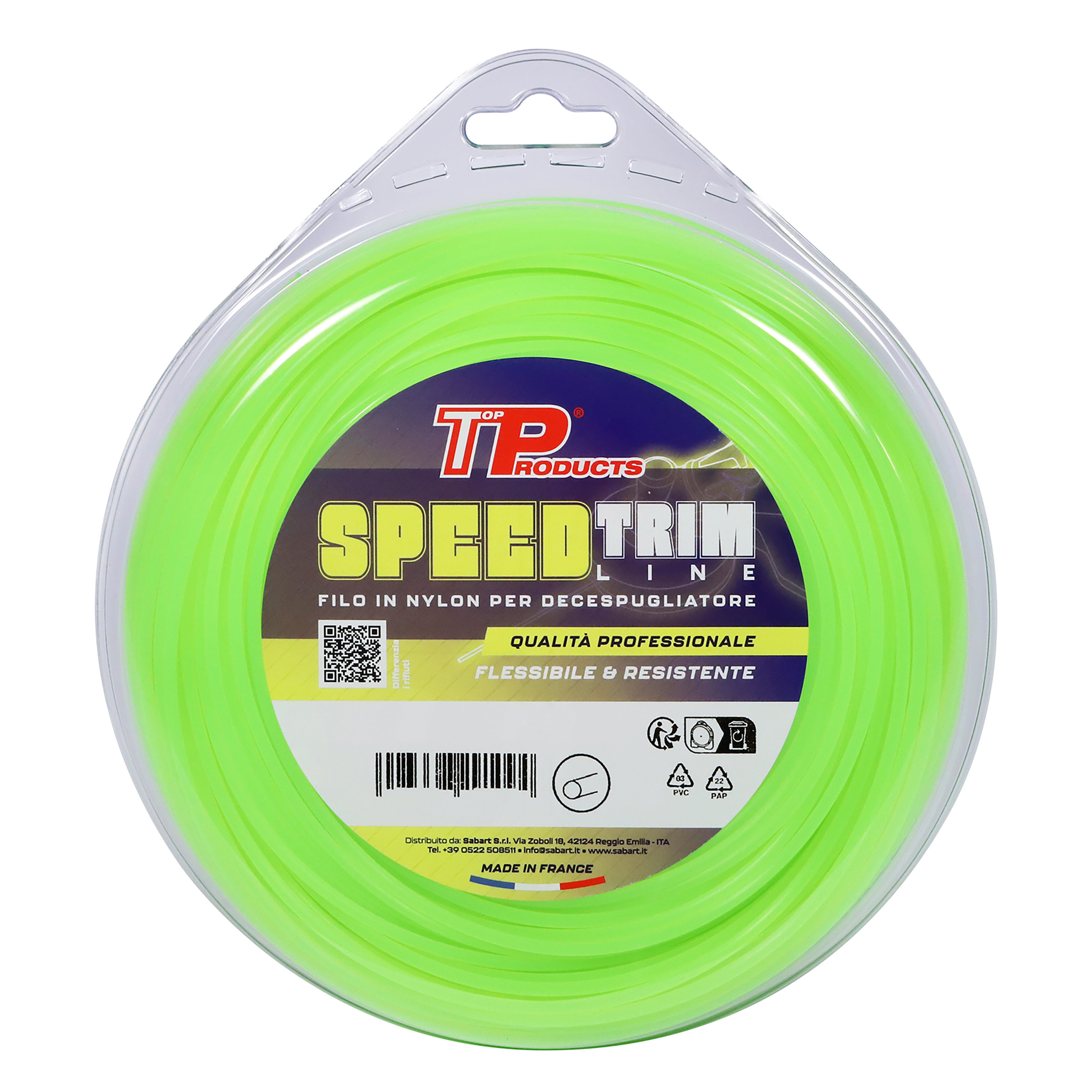 FILO NYLON PER DECESPUGLIATORE TP 2 4 Mm 90 M SEZIONE TONDA filo-nylon-per-decespugliatore-tp-2-4-mm-90-m-sezione-tonda