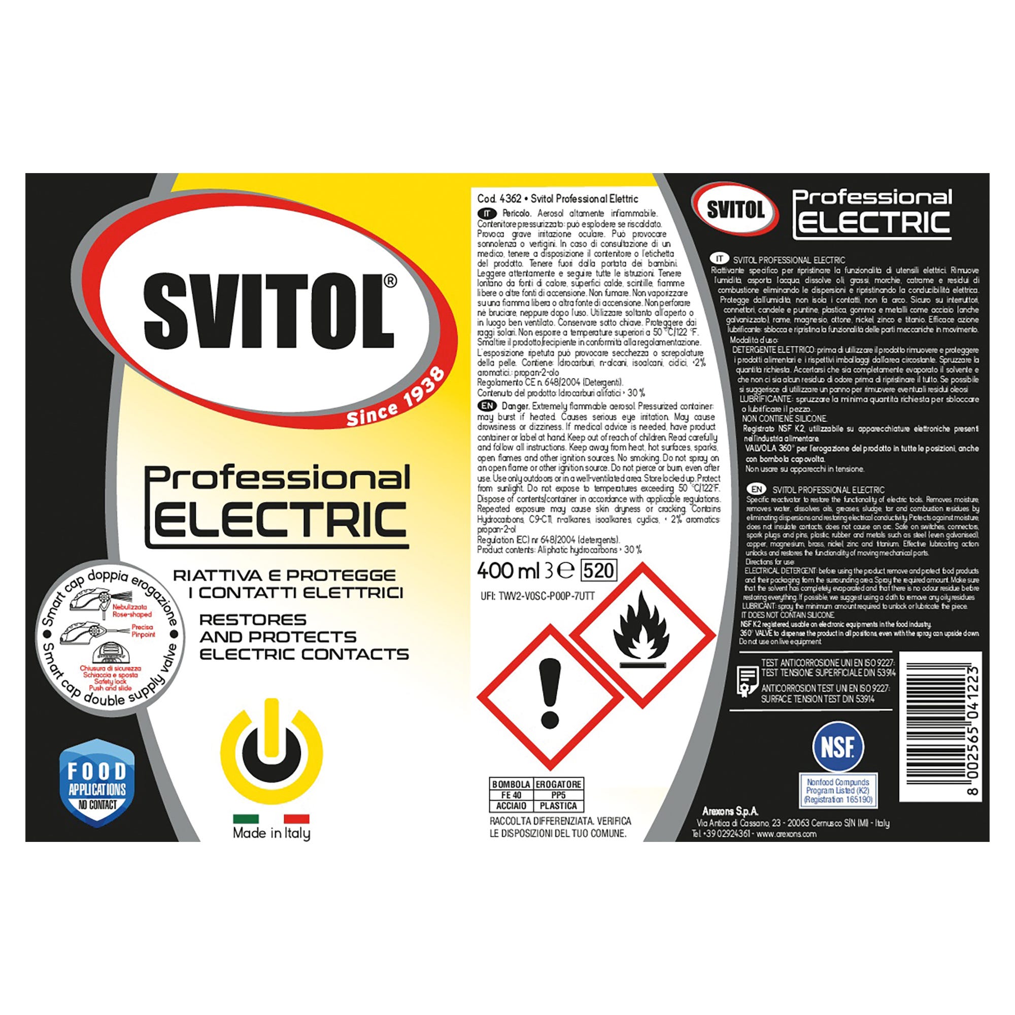 Spray Pulitore Contatti Elettrici Holts – 500ml Per Circuiti E - Foto 4