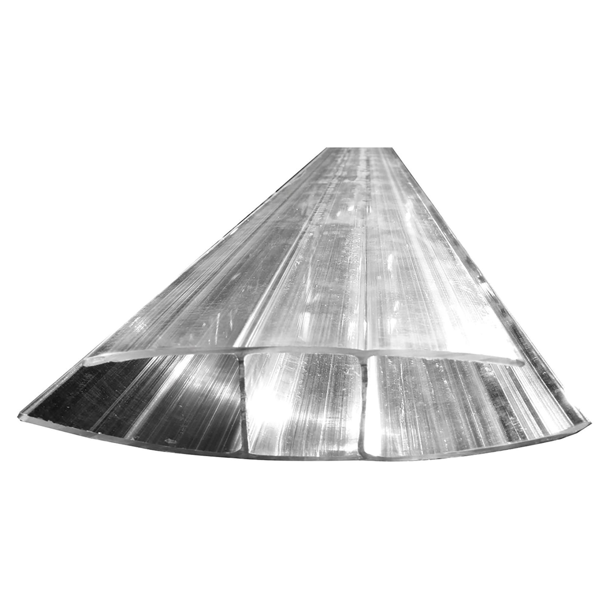 Profilo Giunzione H In Policarbonato | 2 Metri, Spessore 16 Mm, Protezione UV