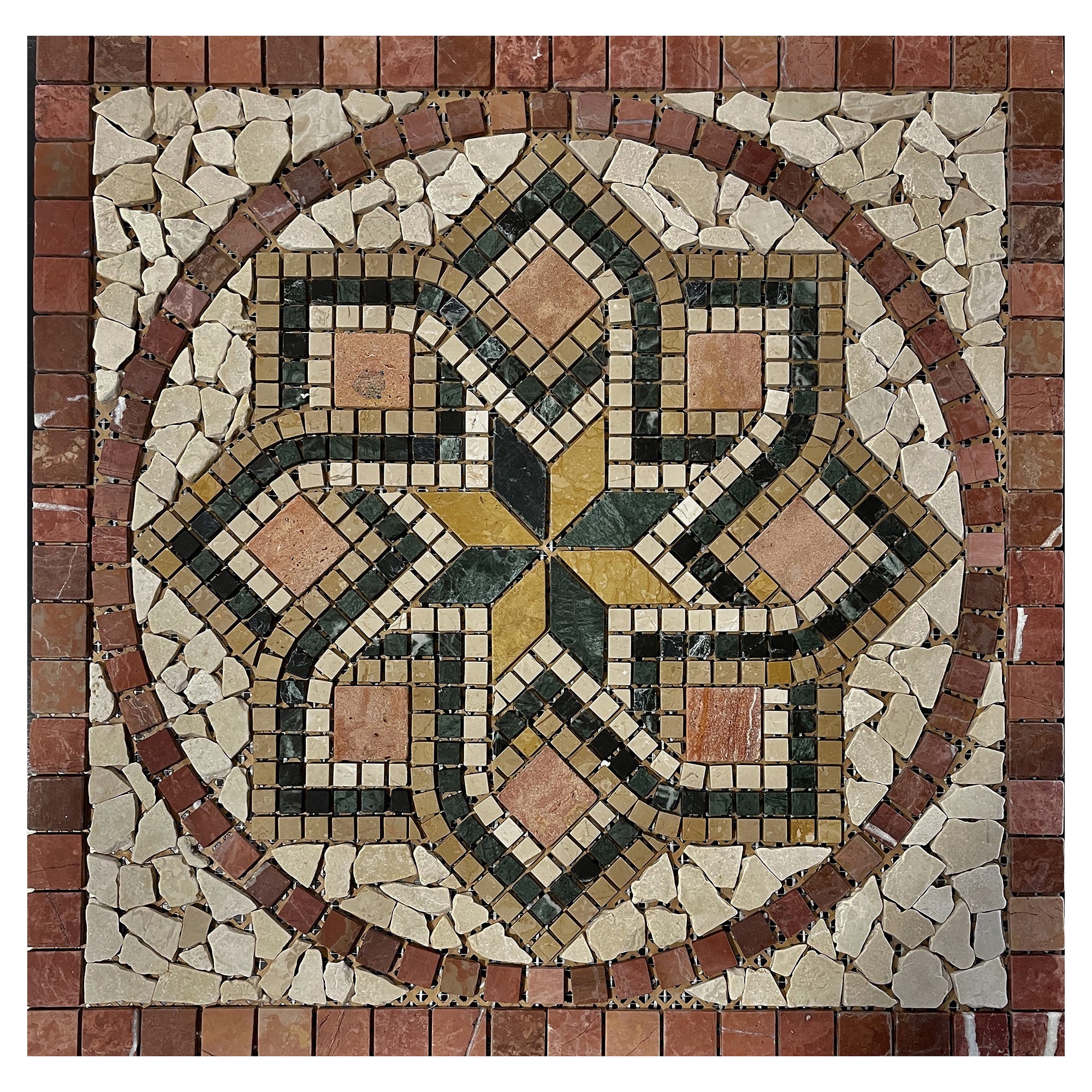 Hotselling products Shopping Made Fun Rosoni rosone mosaico in marmo su rete per interni