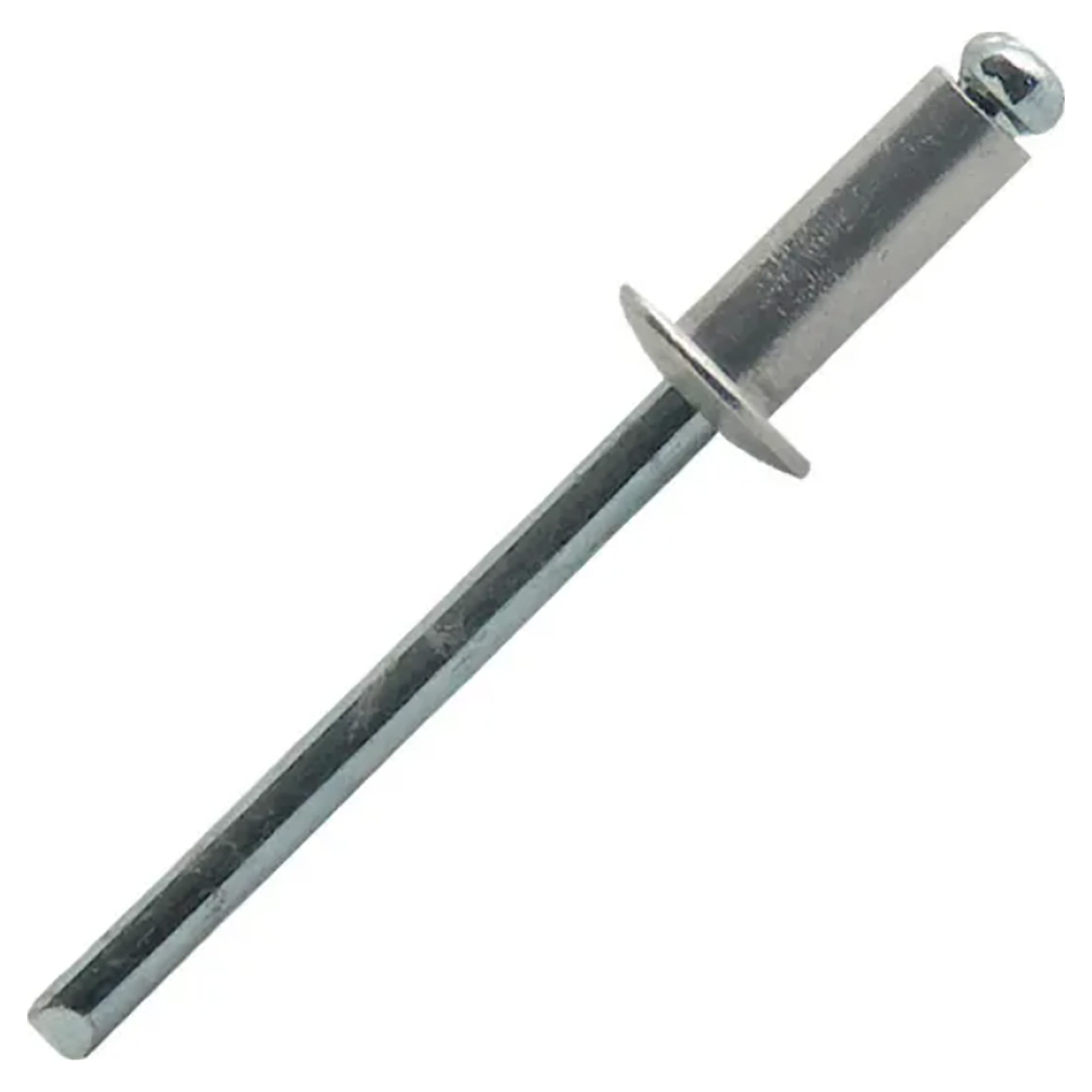 Fastenere Rivetti Pop 1/8 X 5/8 - Corpo Alluminio, Mandrino Acciaio - Testa Tonda - Qtà 100 - 4