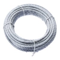 FUNE SPIROIDALE ACCIAIO ZINCATO 19 FILI MM.6,Eur