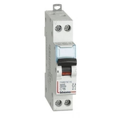 BTicino FA82C6 Interruttore Magnetotermico Modulare BTDIN45 2P 6A Curva C