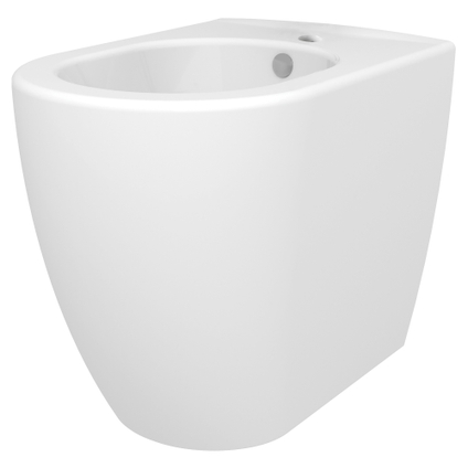 WC Sospeso Senza Bordo Con Bidet - Ceramica Bianca Design Moderno - Foto 9