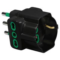 Adattatore Triplo CEE To Schuko - Fanton, Per Camping, Lavoro, 3 Prese In 1 - Foto 6