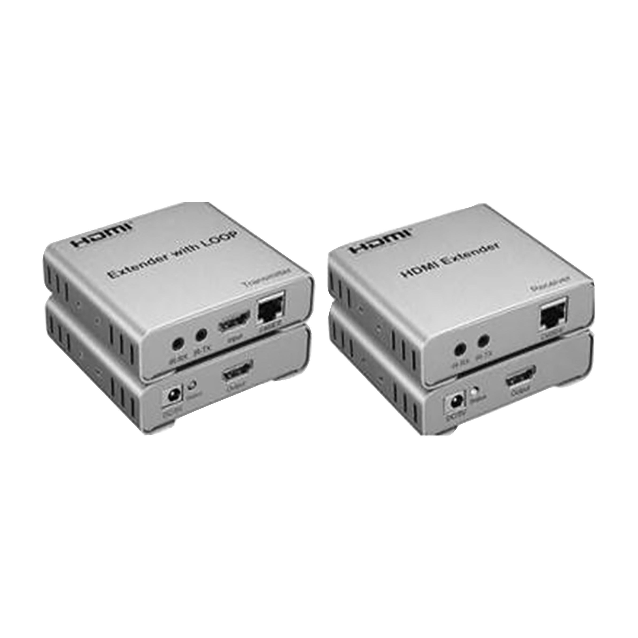 Kit Estensione KVM HDMI USB 1080P BolAAzuL – Trasmissione Fino A 50 M Su Cavo LAN, Con Loop Out E Alimentazione POC