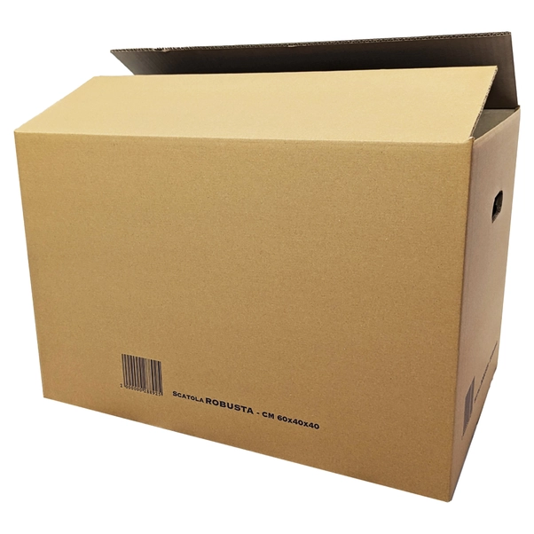 SCATOLA PER IMBALLO IN CARTONE 60x40x40 cm (LxHxP) CARTONE DOPPIA ONDA
