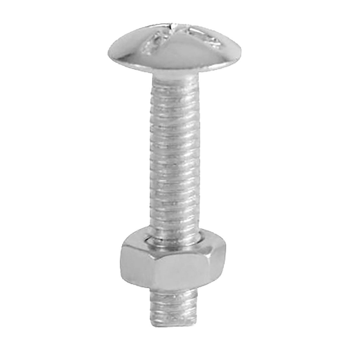 Micro Viti E Dadi Set, 300 Pezzi Nero 10,9 Grado Testa A Bottone Viti M3 - Foto 10