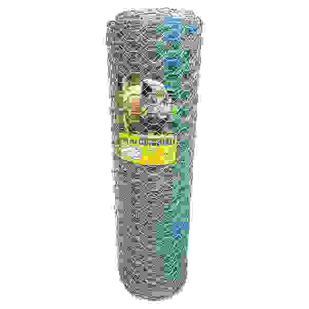 Garmix Rotolo di rete zincata per protezione uccelli/voliera/gabbia fori 16x16mm Diametro filo (100cm x 25m, 0,75mm