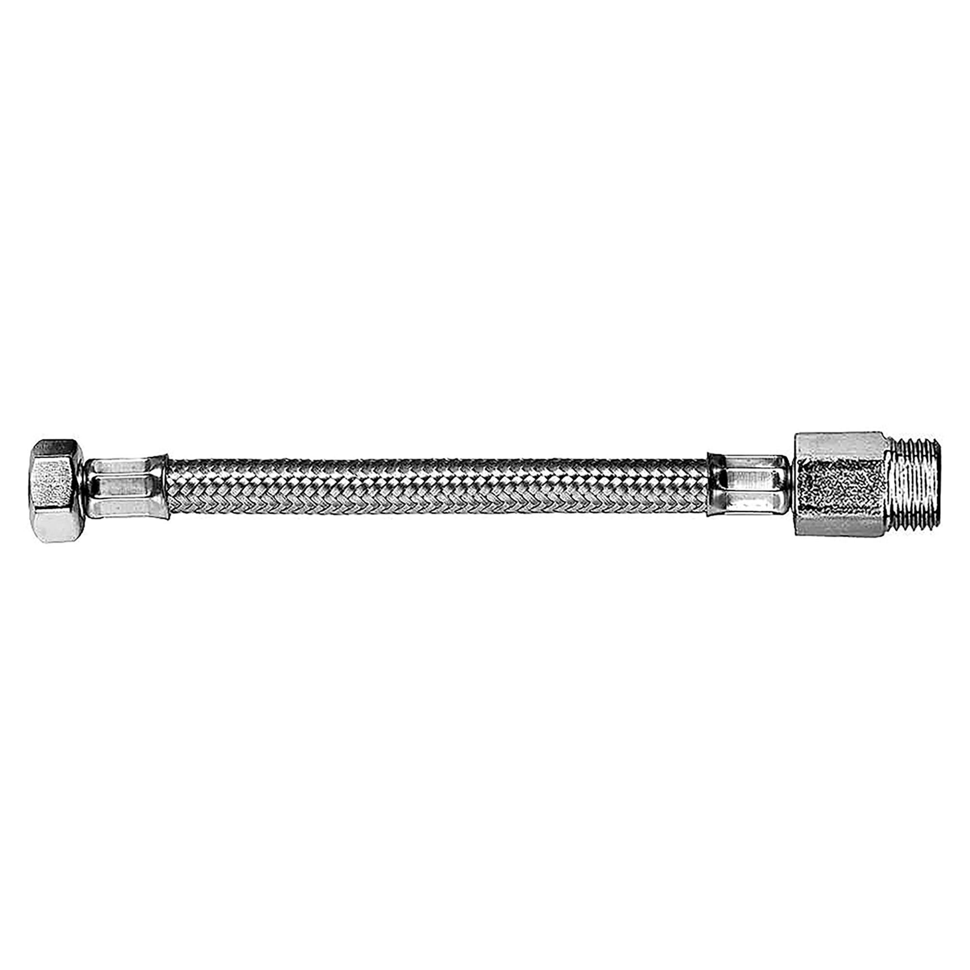 FLESSIBILE ACCIAIO INOX M1/2''xF1/2'' LUNGHEZZA 40 cm PORTATA 48 l/min
