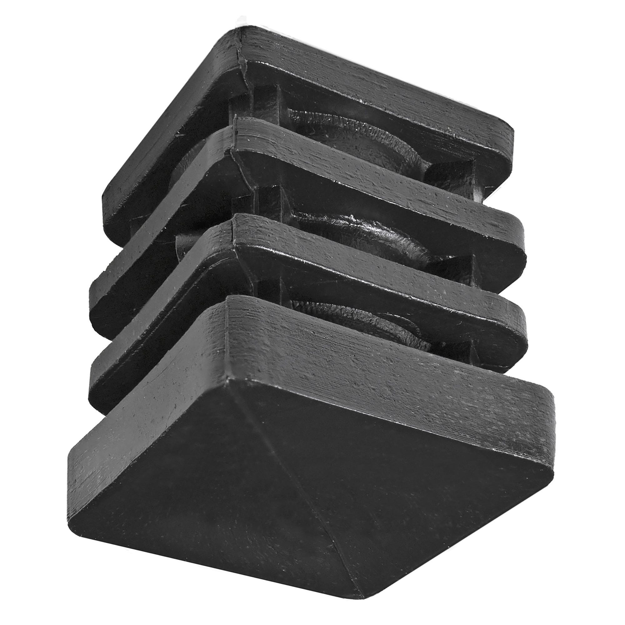 Tappi Rotondi Neri 25mm - 4 Pezzi - Per Tubi In Metallo, Plastica E Legno - Foto 7