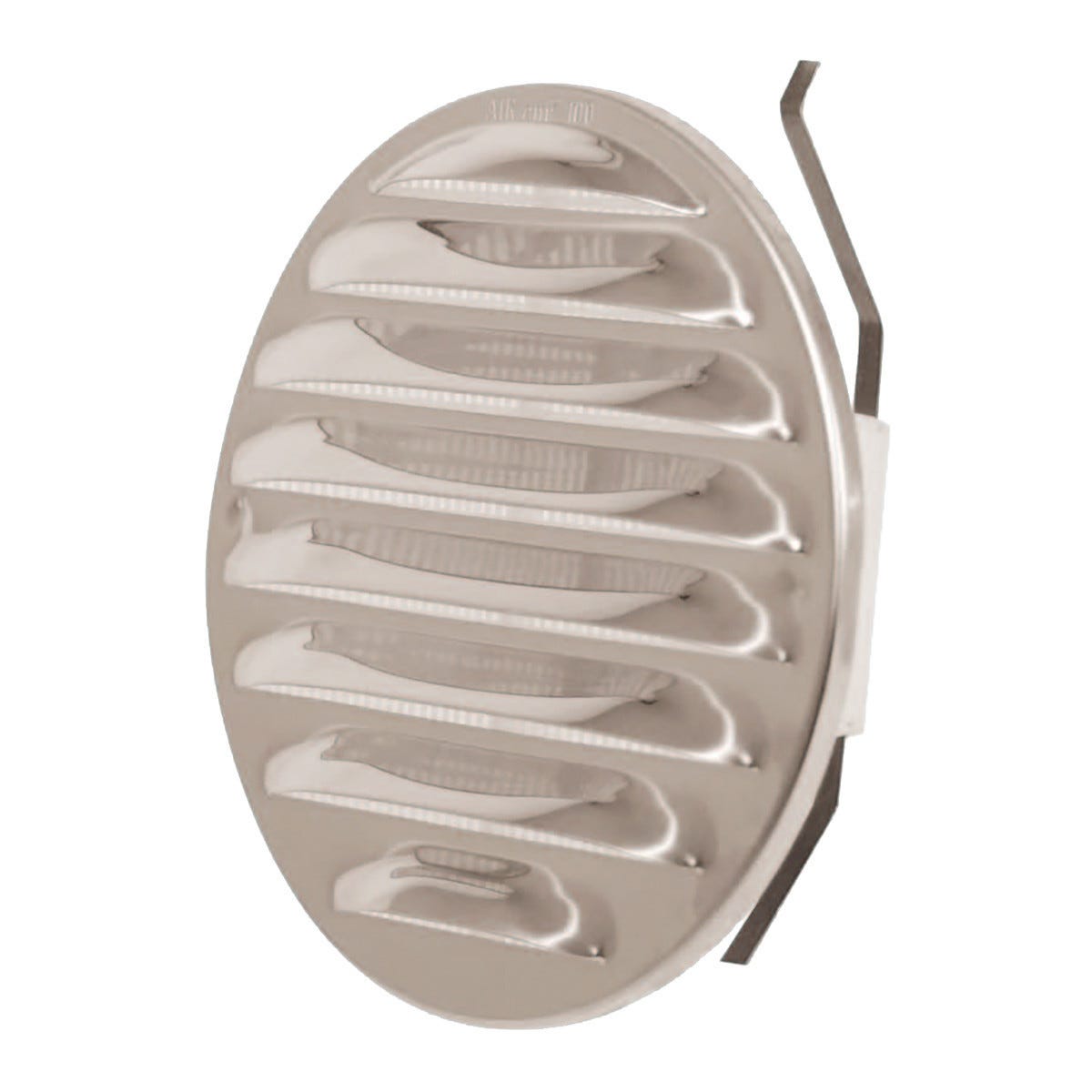 Griglia da incasso con rete l. 254 x h. 108 mm bianco