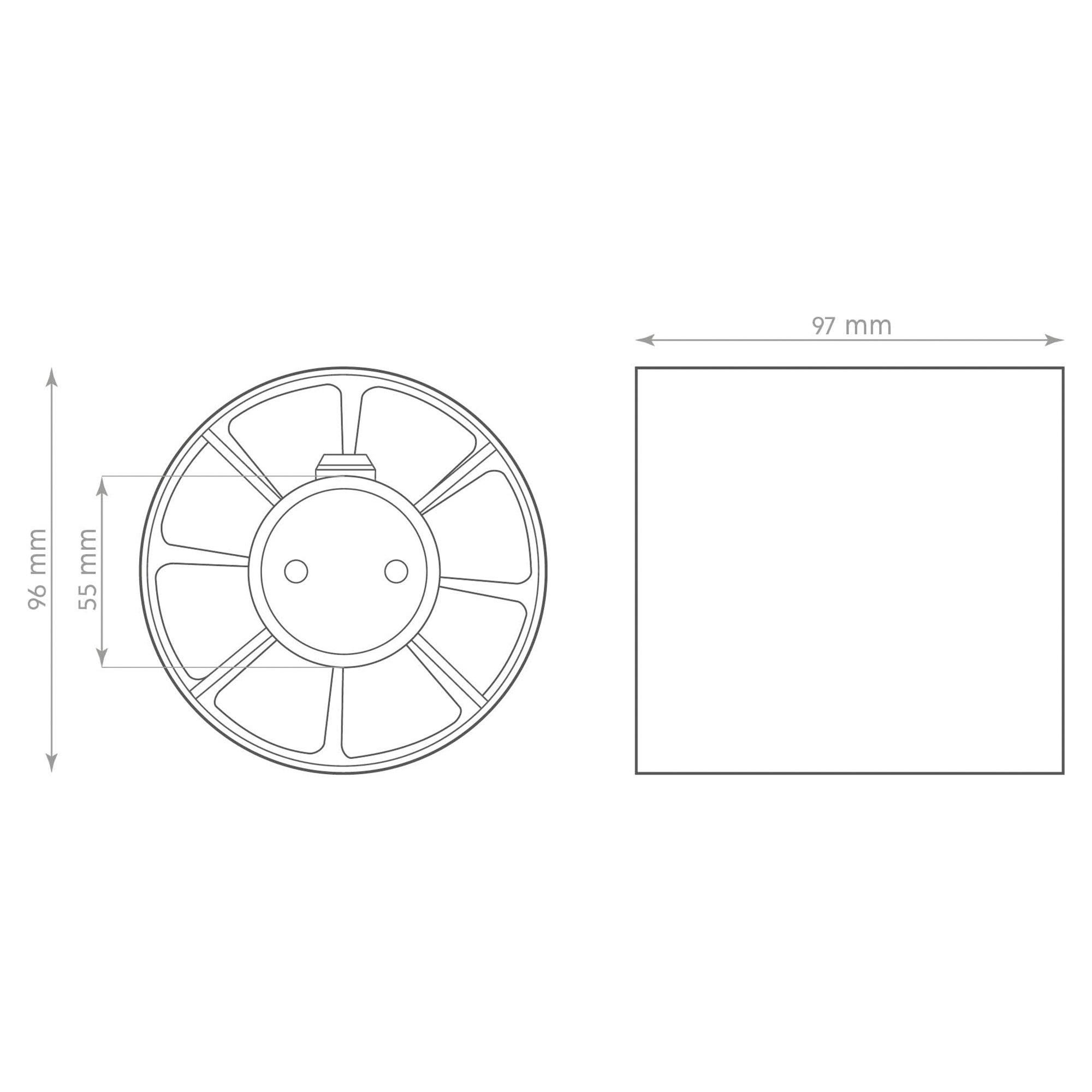 Ventilatore Tubolare Da 150 Mm, Ventilatore A Due Vie