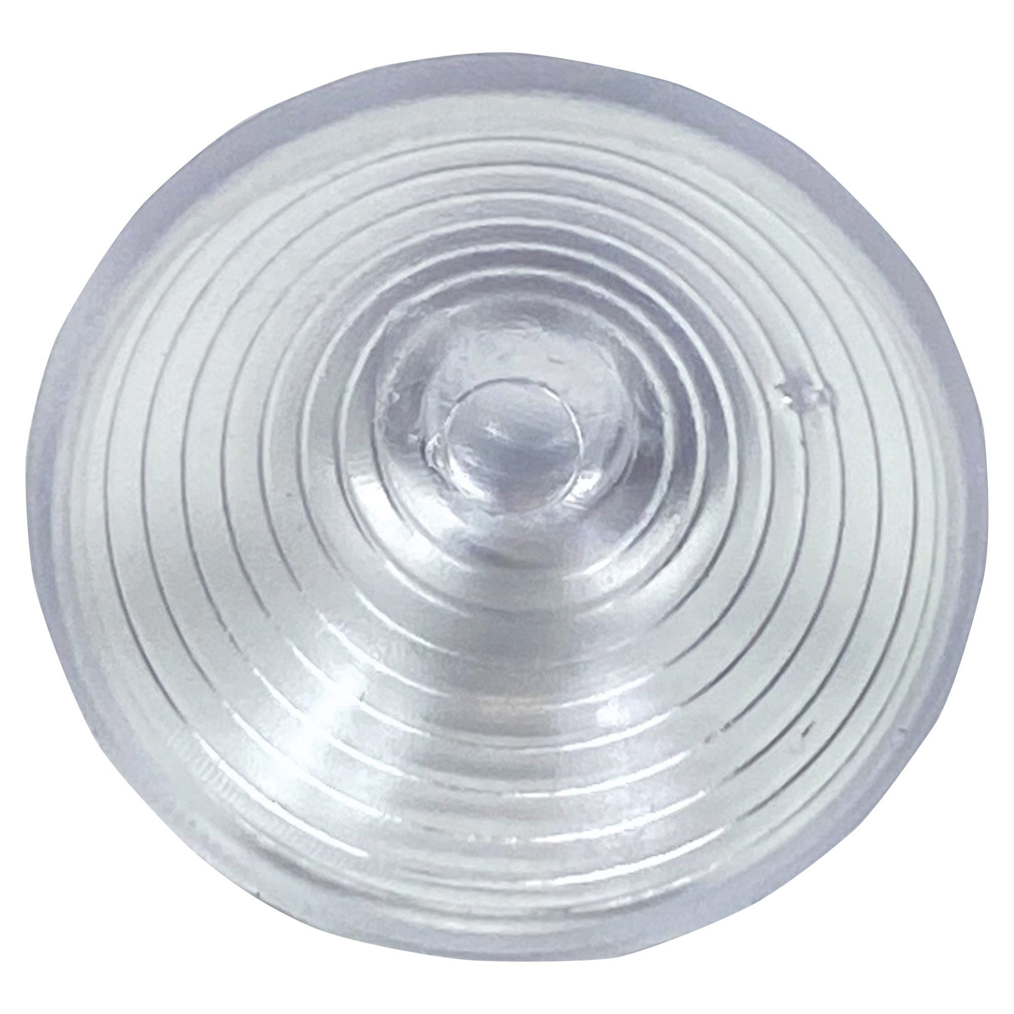 Ventosa Con Sfera Per Vetri E Cristalli - PVC Trasparente, Diametri 20 E 30 Mm, Made In Italy