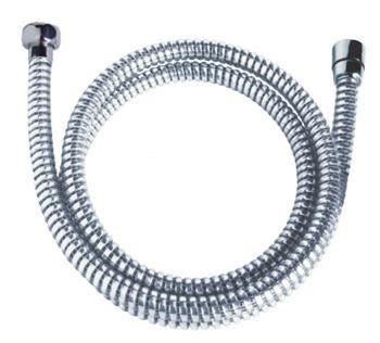 Tubo Doccia Flessibile 1.5 Tubo Flessibile Per Doccia 100 Cm - Treccia Inox Con Protezione Antipiega, Attacchi 1/2" Flessibili Per Miscelatori - 10