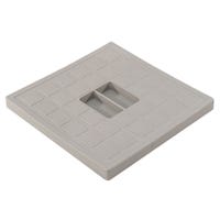 Pozzetto 20x20 Con Copertura Verde In Polipropilene - Per Scarichi E Sifonatura