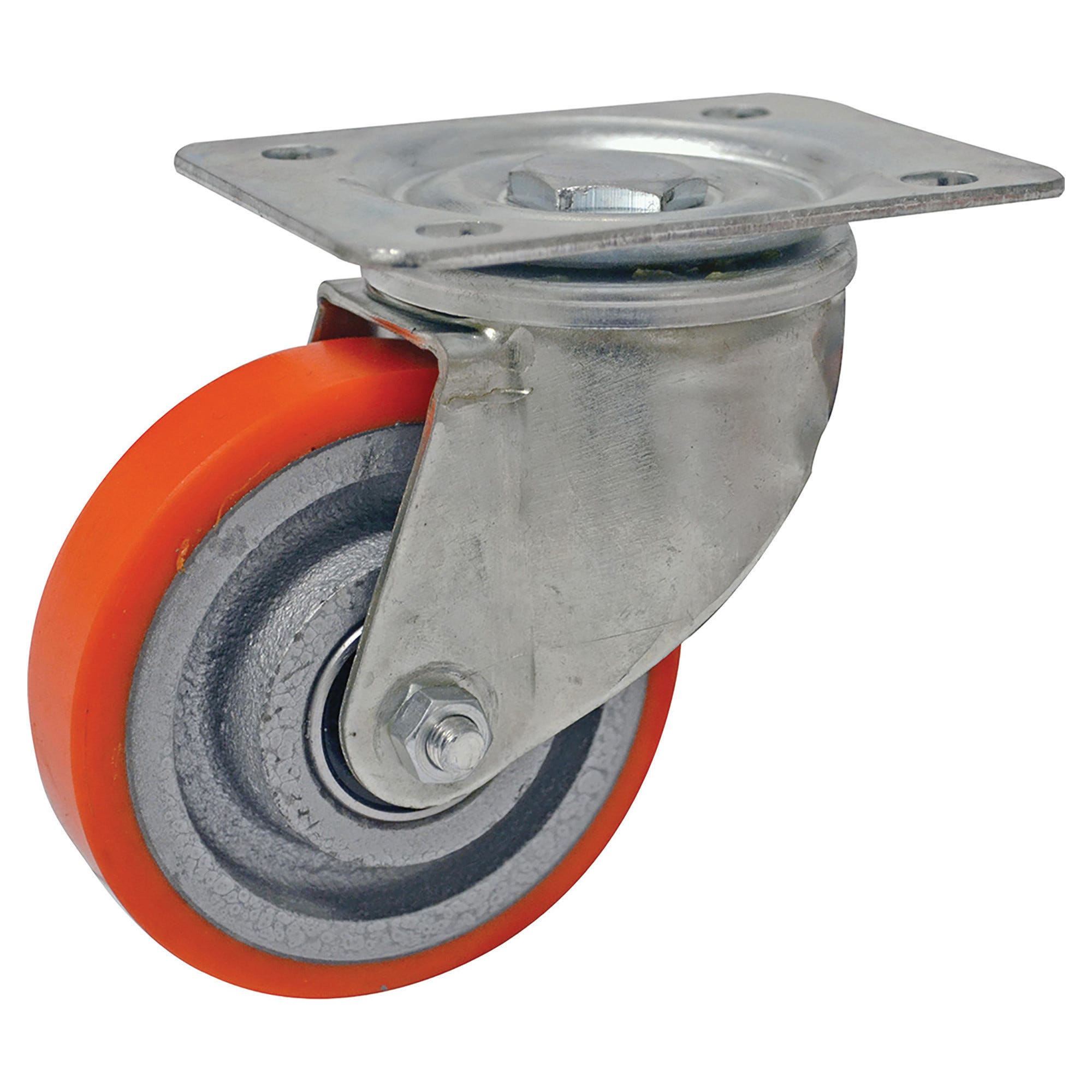 Ruote Industriali In Poliuretano Avolan Piastra Girevole Con - Foto 4