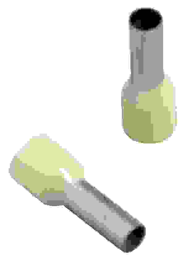 50 BUSSOLE TERMINALI BM Ø10mm AVORIO