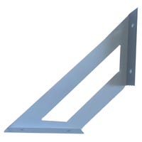 Staffe Per Mensole In Acciaio AMIG - 150x125mm, Bianco, Portata 300kg, Facile Installazione - Foto 2