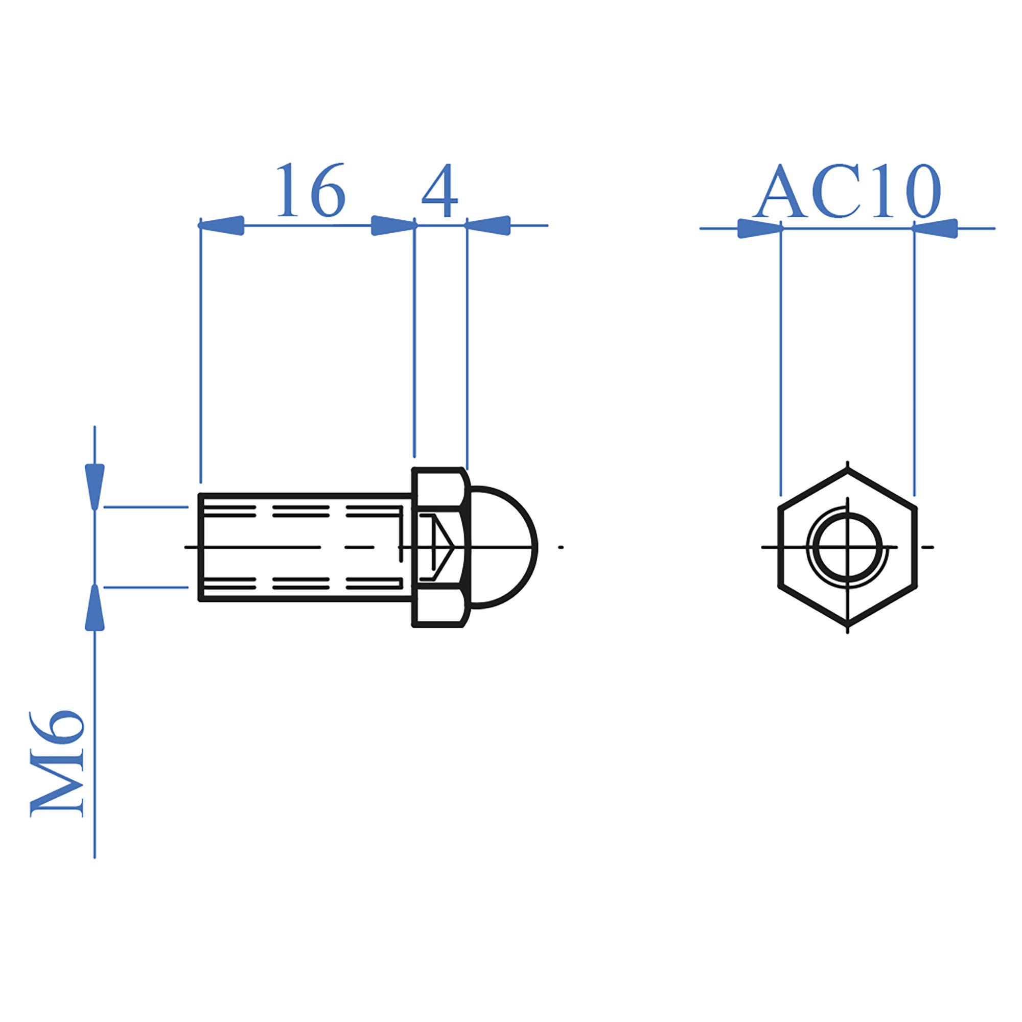 Potenziometro CTS Da 1 MegOhm, Albero Solido Corto Conico 3 - Foto 8
