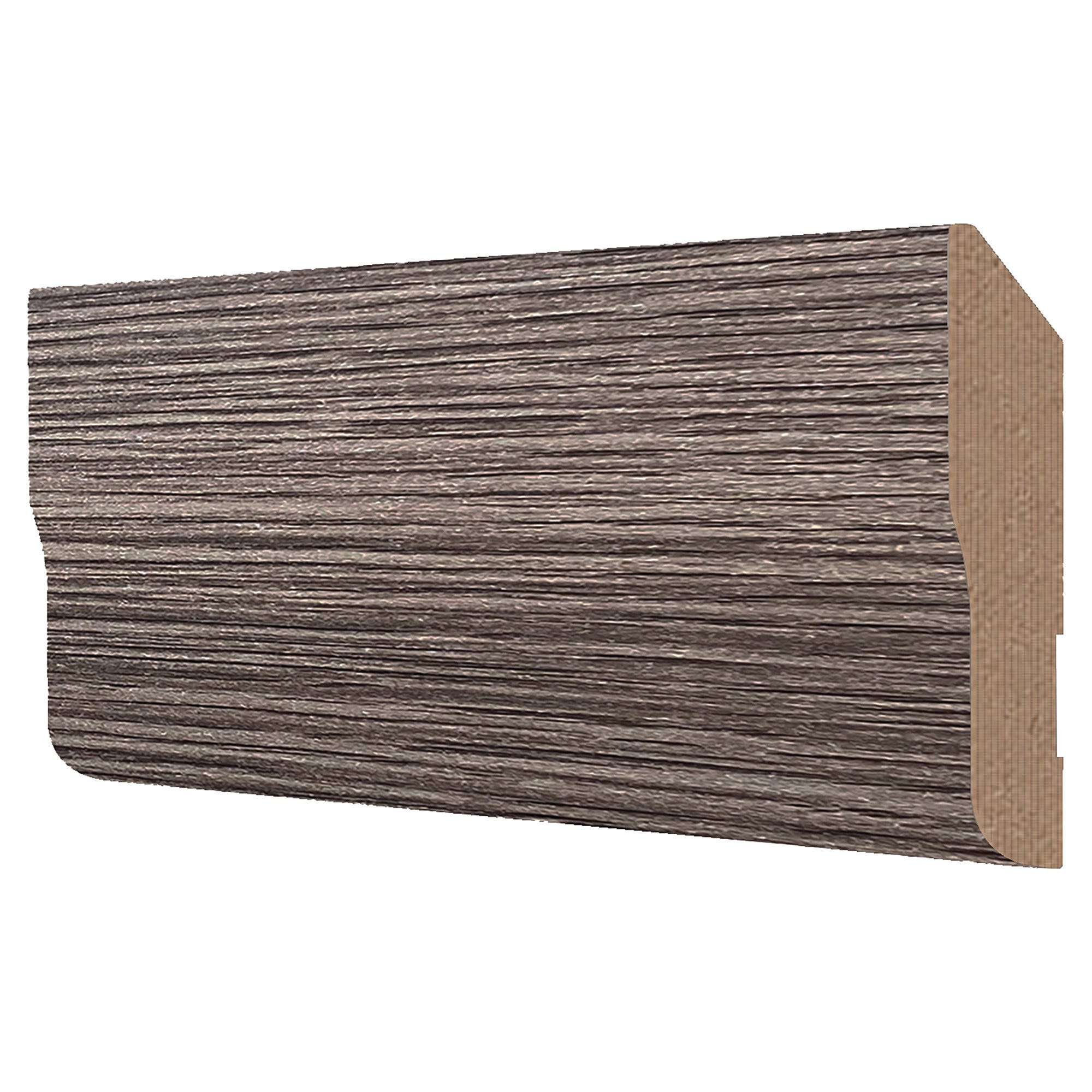 10 PZ Battiscopa In MDF Rovere Naturale - 10x70x24 Mm - Foto 5