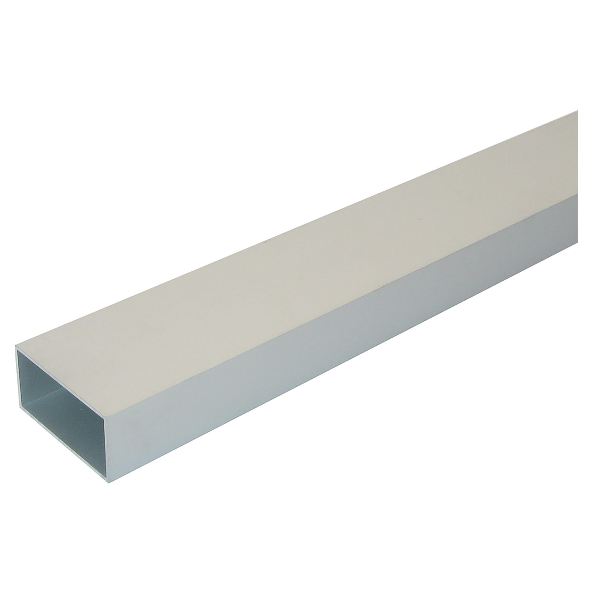 Tubo Rettangolare In Alluminio AlMgSi 0,5 F22 - EN AW 6060 T66, Profilo 22, Grezzo, Saldabile E Anodizzabile, Per Costruzioni E Fai Da Te