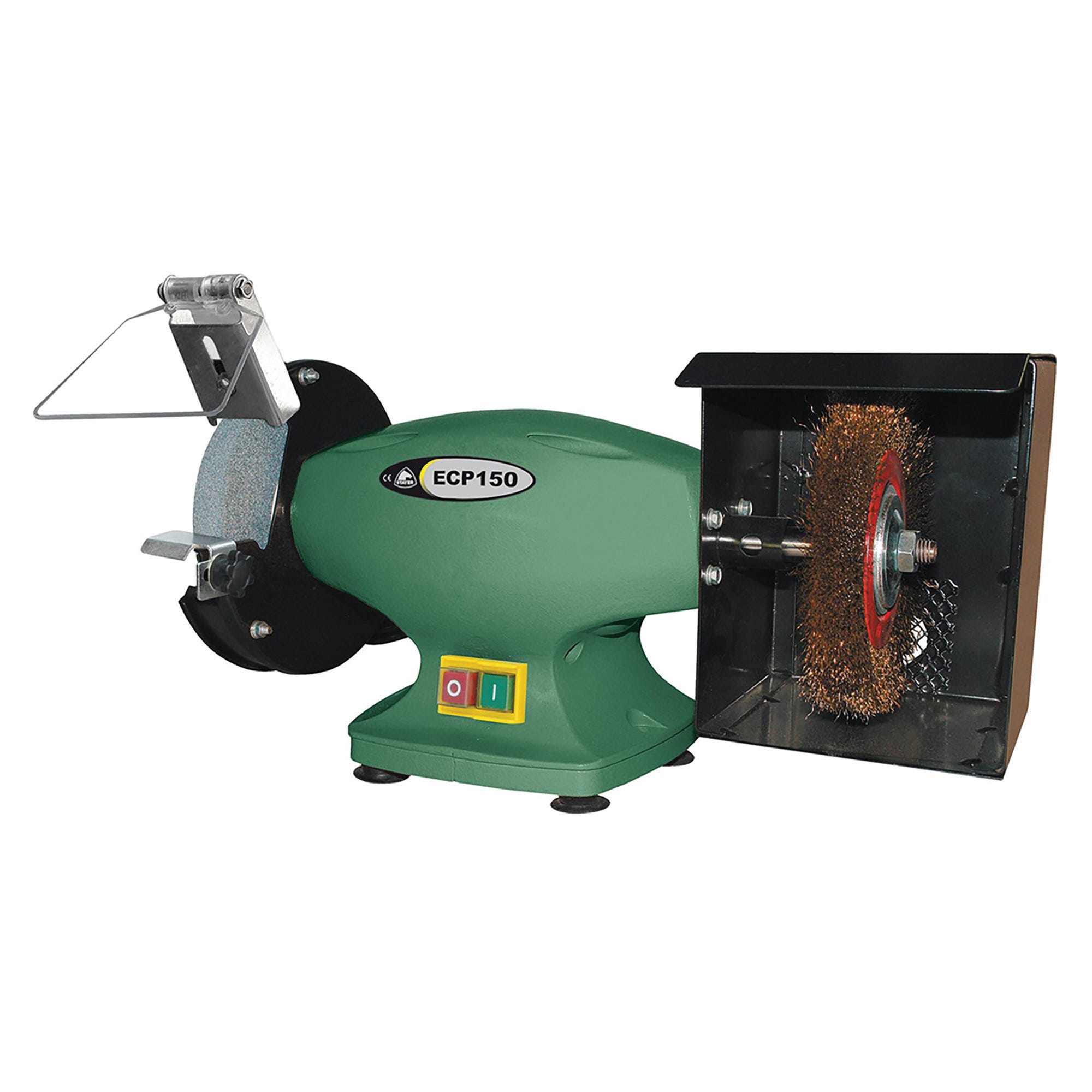 MOLA DA BANCO 150 W 2 DISCHI 150 mm 2960 giri/min DIMENSIONE MOLA