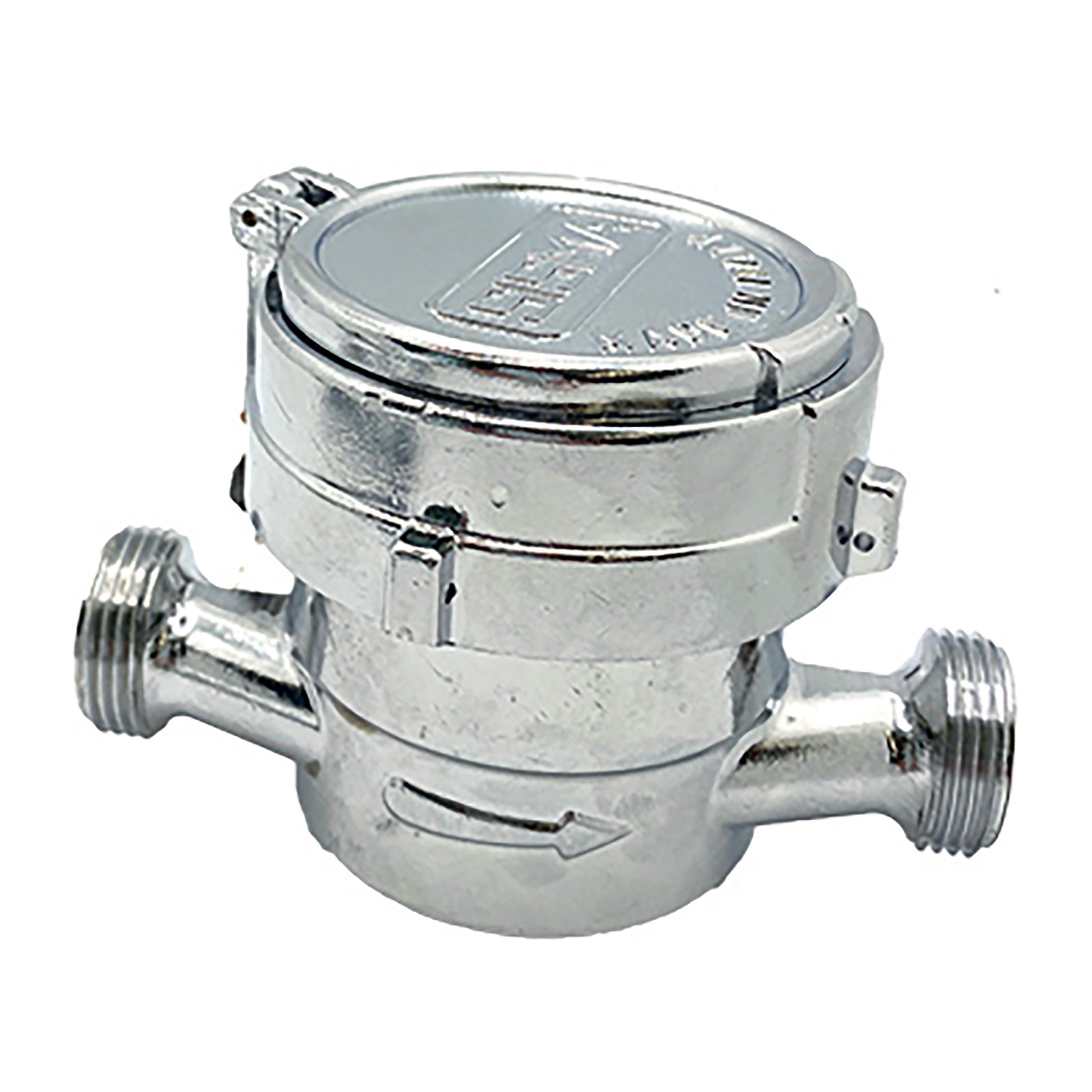 Dioche Contatore Acqua Fredda 15 Mm (1/2 Pollice) In Ottone - Lettura Chiara, Installazione Facile Per Casa E Giardino