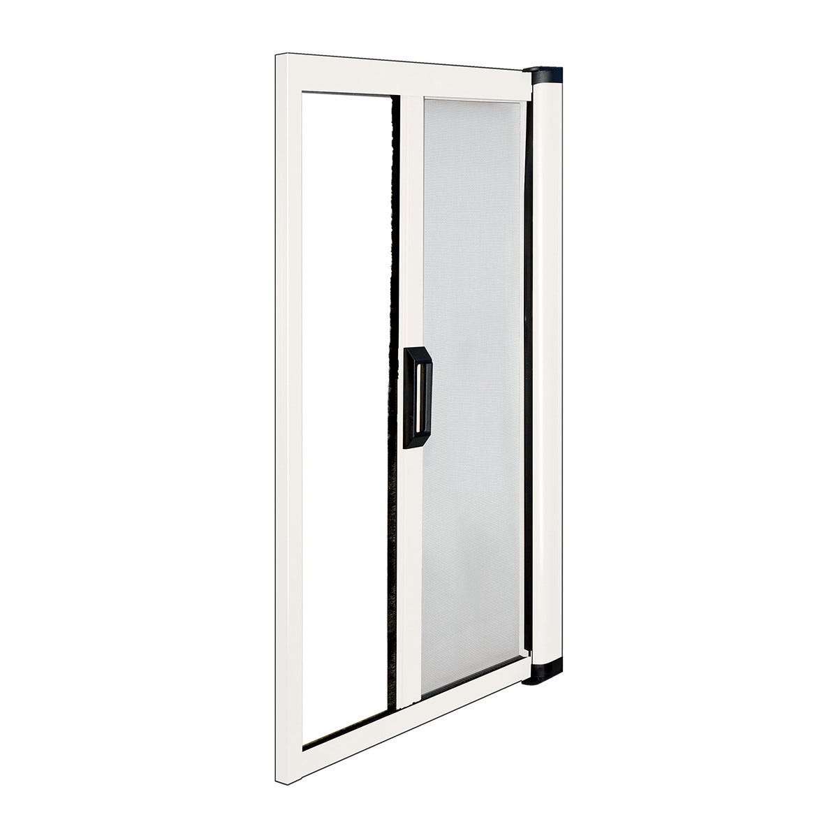 Zanzariera A Rullo Avvolgibile 80x160 Cm - Kit Completto Con Frizione E Rete In Fibra Di Vetro