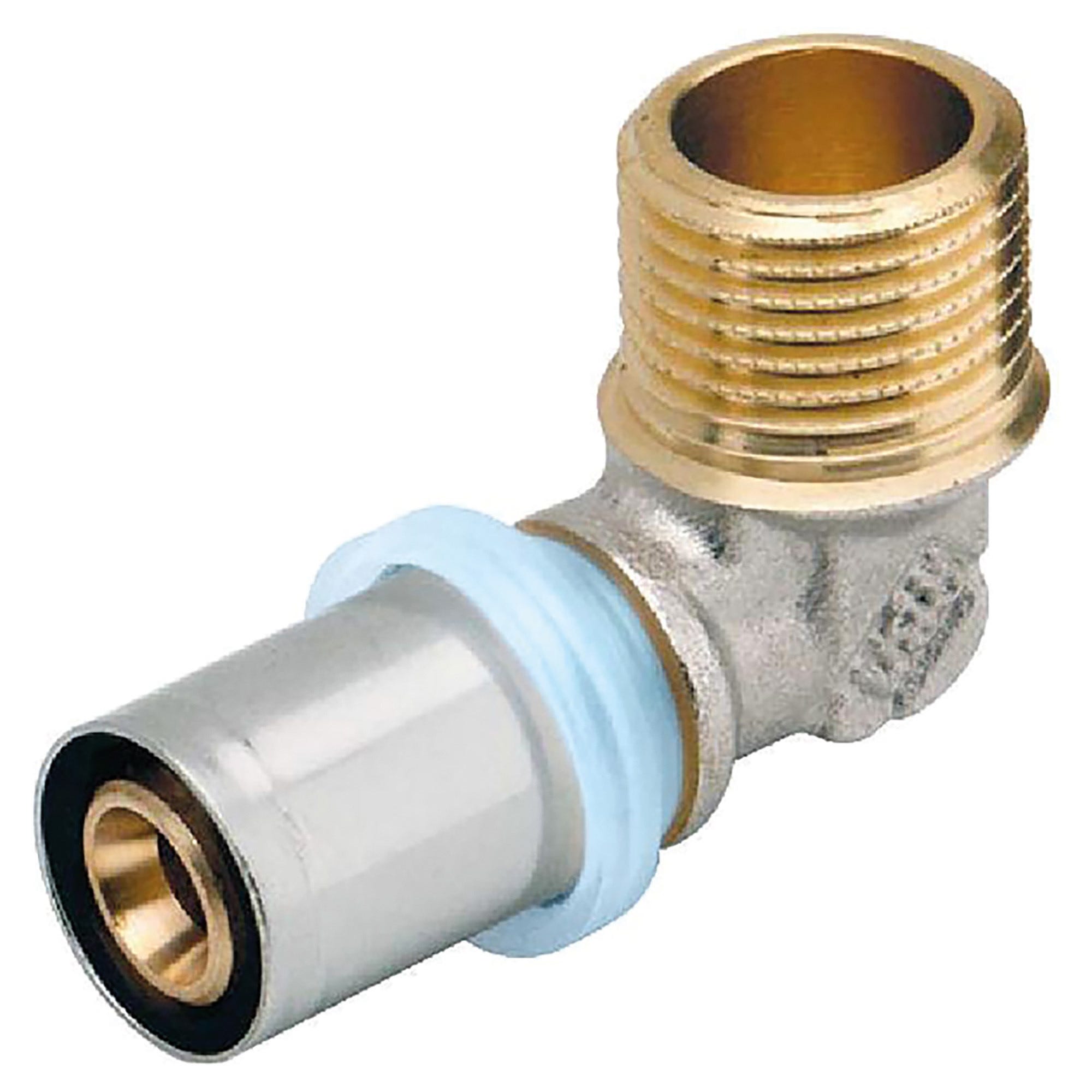 GOMITO A COMPRESSIONE RACCORDO CURVO PER TUBO IRRIGAZIONE IN
