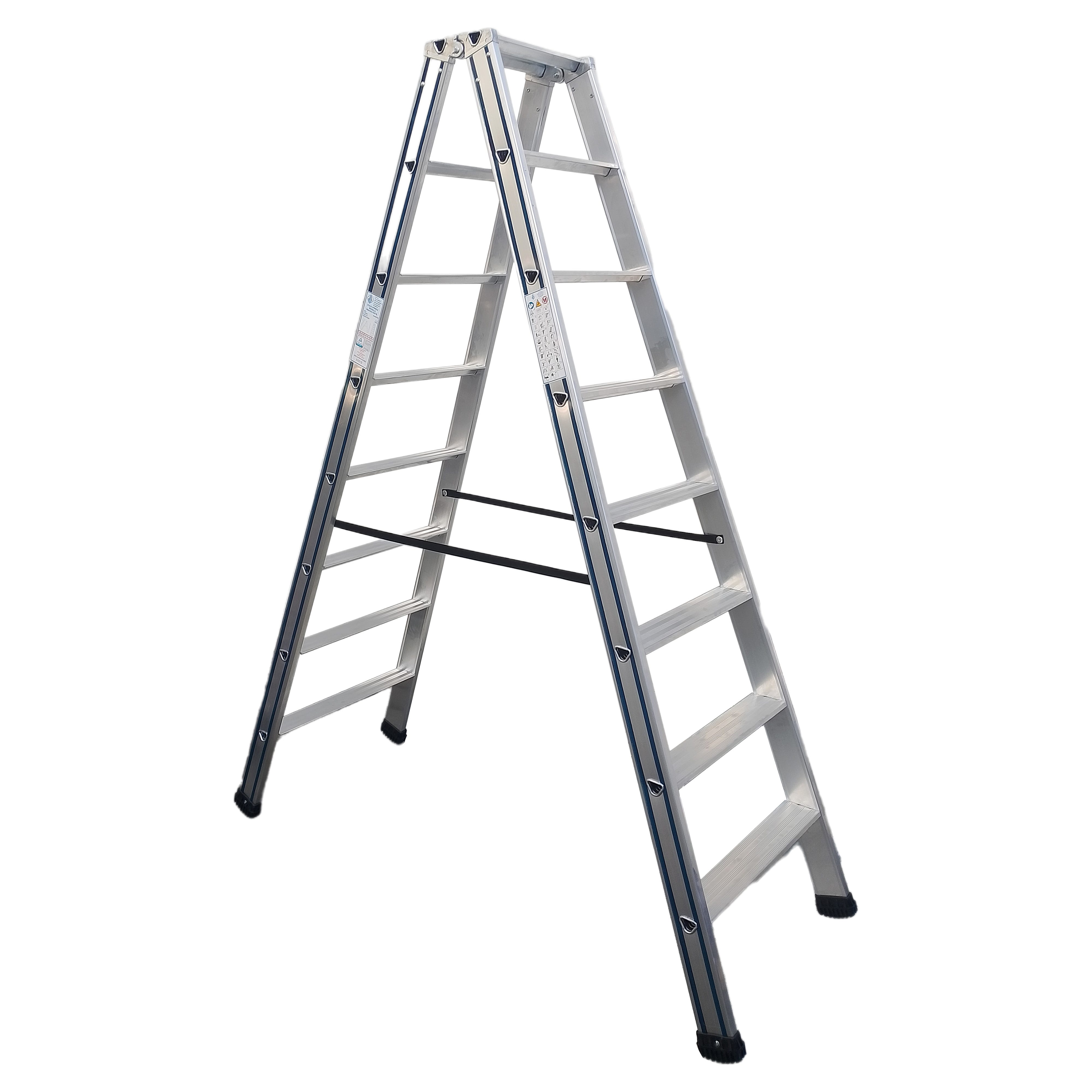 SCALA PIKASSO PIATTA DOPPIA SALITA 1,94 m 8 GRADINI PORTATA 150Kg