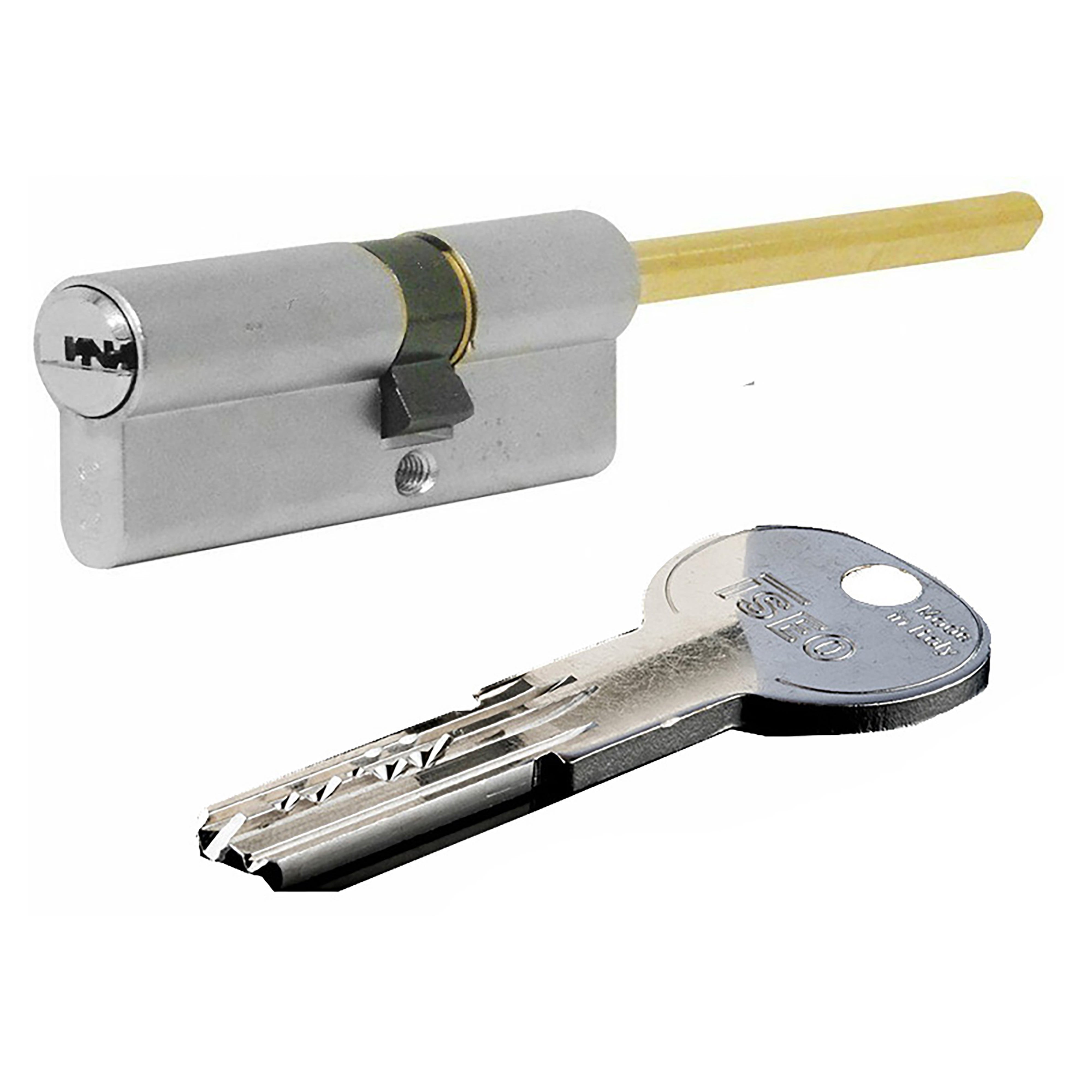 CILINDRO SAGOMATO ISEO R6 PLUS CON GAMBO MISURA 65 = 30+35 mm OTTONE ...