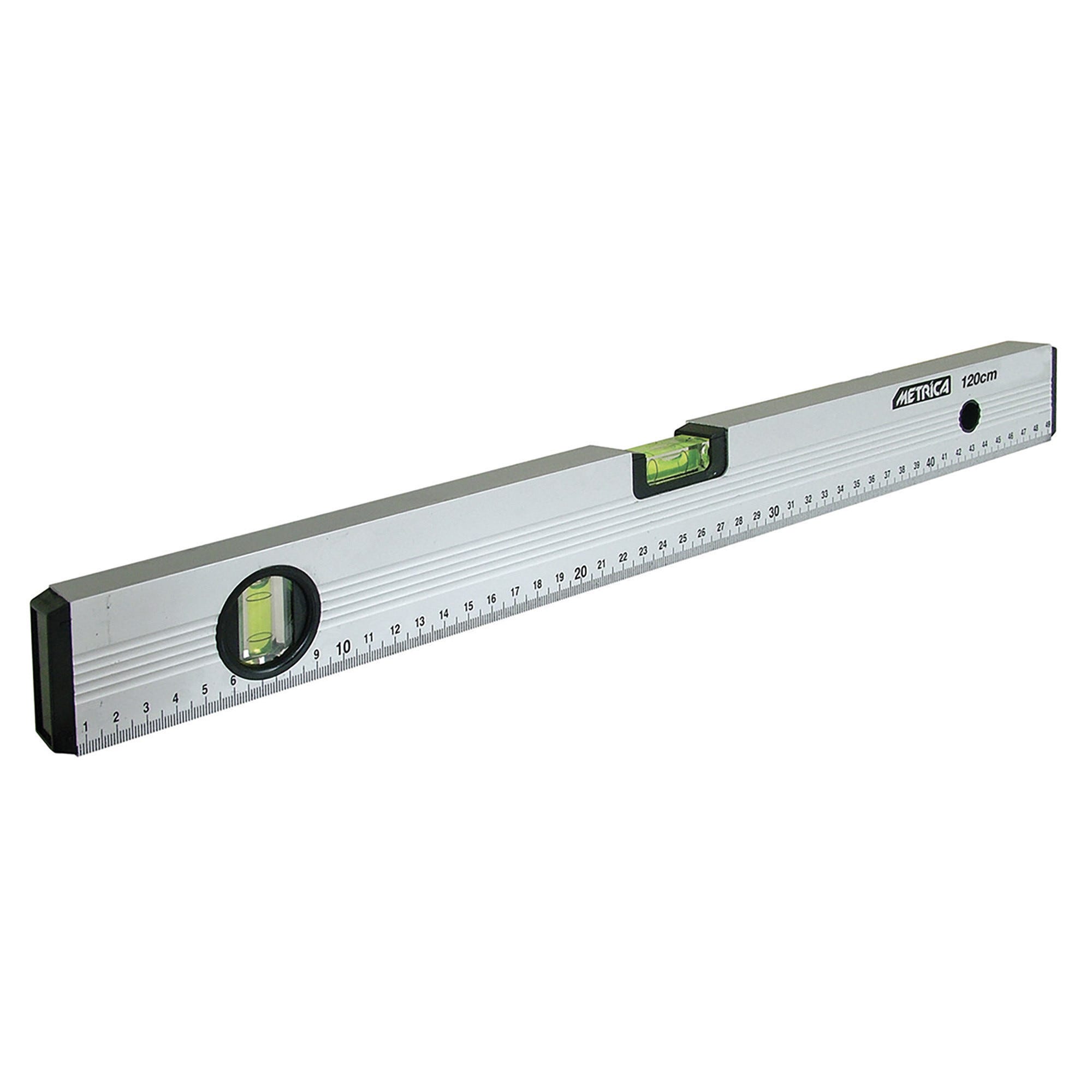 LIVELLA ALLUMINIO 120 cm METRICA 2 FIALE