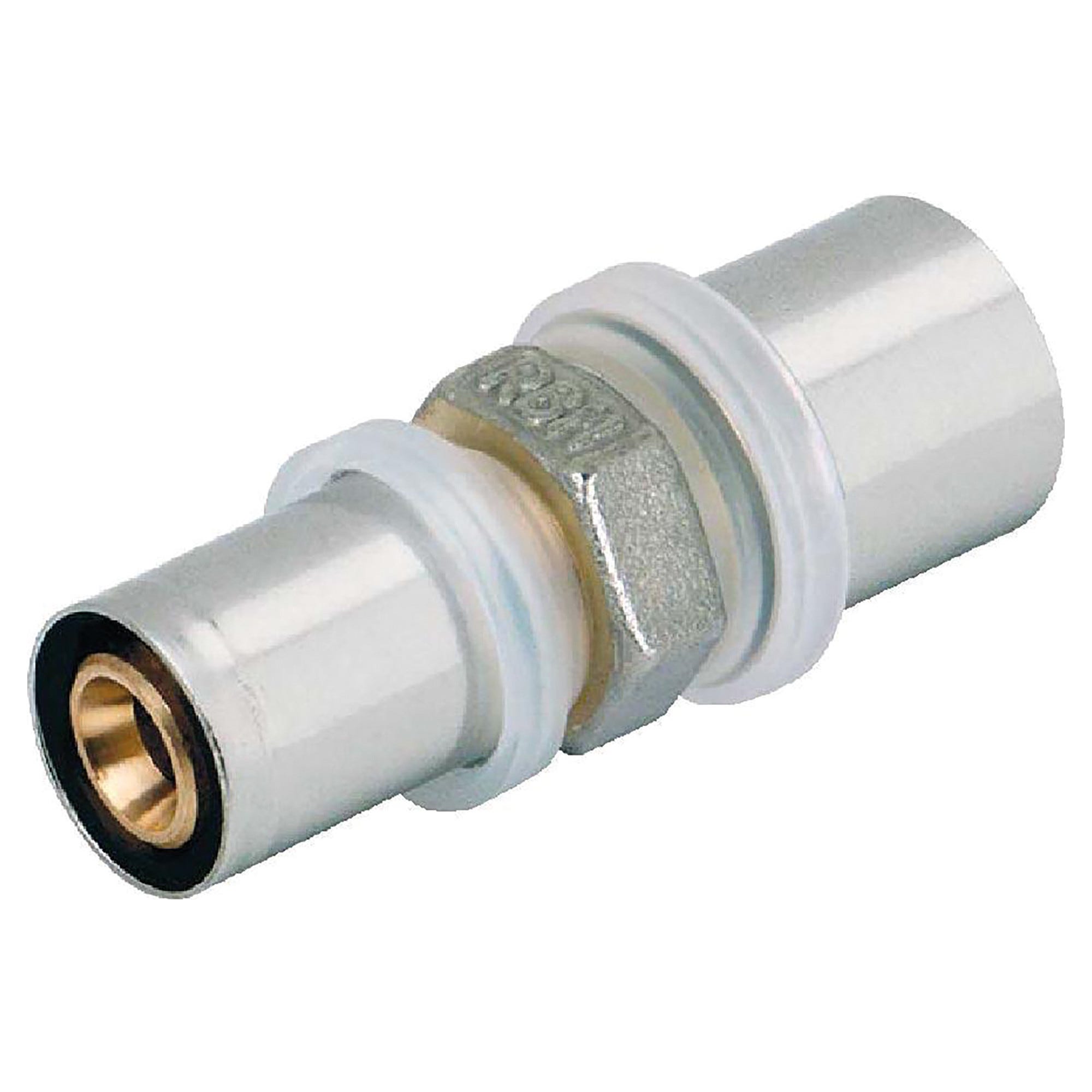 Raccordo A Manicotto Ridotto Per Tubi Da Irrigazione - Giunto Universale Diametri Diversi 16x20 Mm - 1 Pezzo